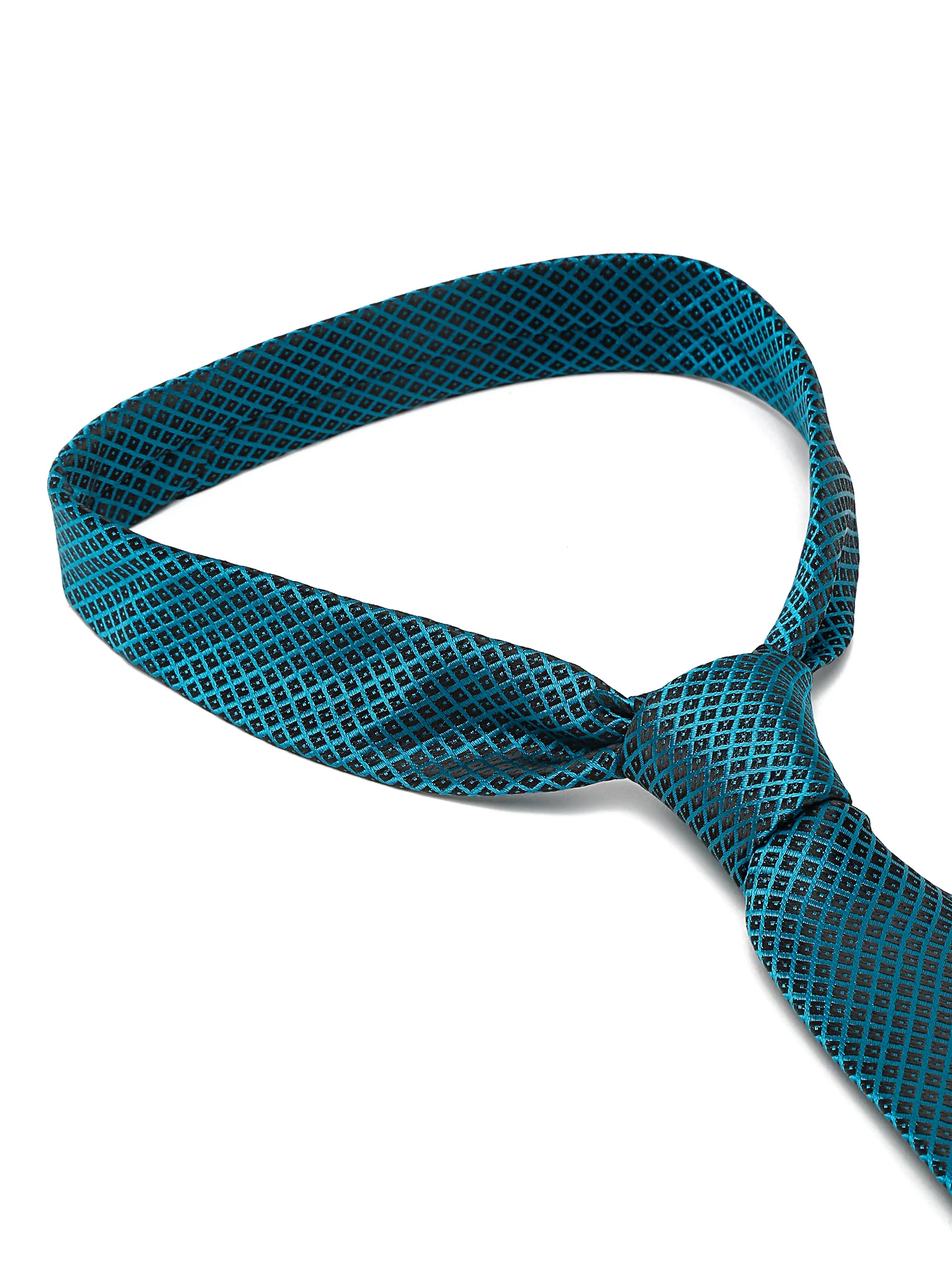 Men's Turquoise Fashion Broad Tie - Image 6