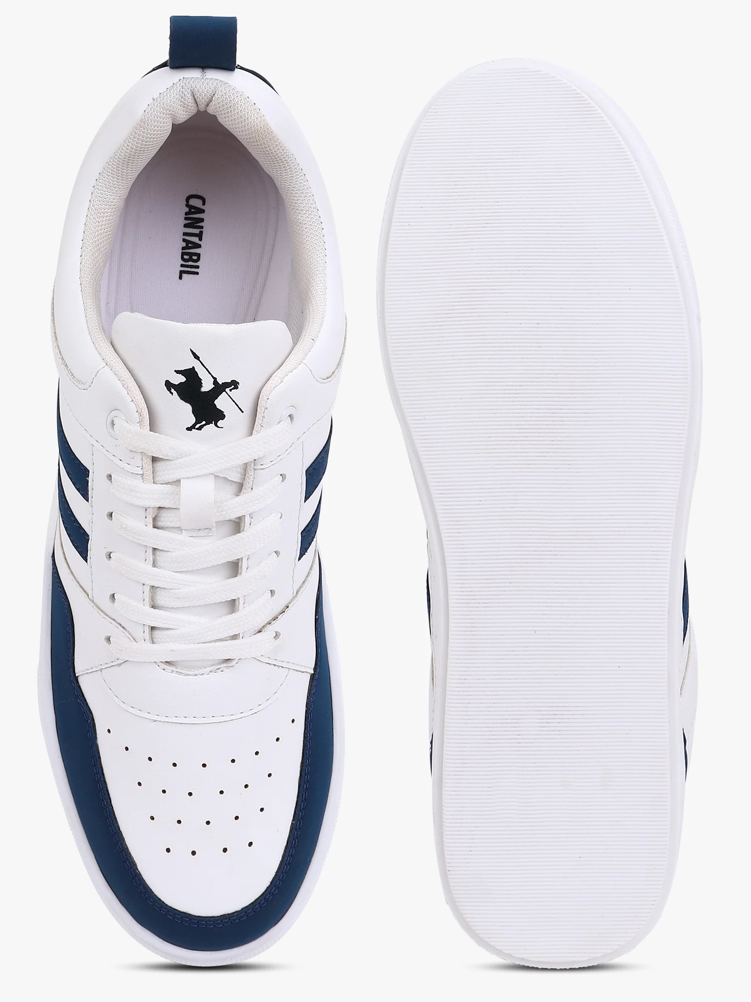 Casual Sneaker Shoes for Men | Lightweight & Comfortable with Cushioned Insole Polyurethane (PU) Upper Thermoplastic Polyurethane Sole Lace Up Closure - Image 2