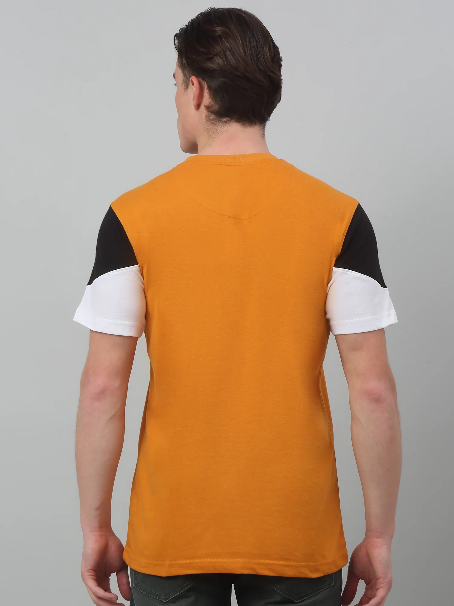 T-Shirt for Men | Breathable & Soft with Color Fastness Regular Fit Round Neck Poly Cotton Fabric Printed Pattern - Image 2