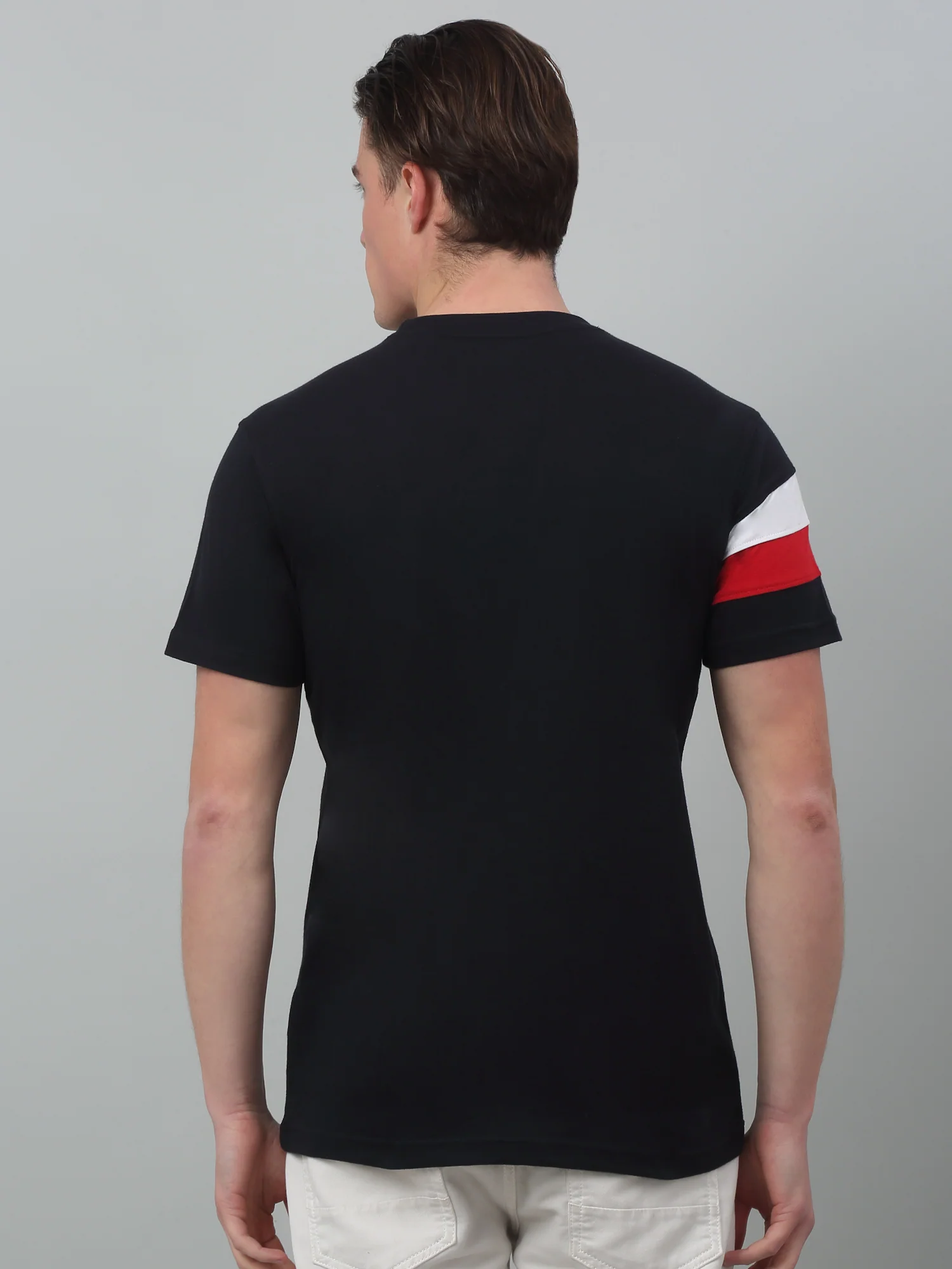 T-Shirt for Men | Breathable & Soft with Color Fastness Regular Fit Round Neck Poly Cotton Fabric Printed Pattern - Image 2