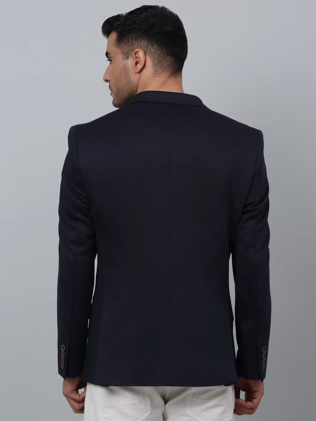 Blazer for Men | Premium Casual Blazer Slim Fit Notched Collar Terry Rayon Fabric Solid Pattern - Image 5