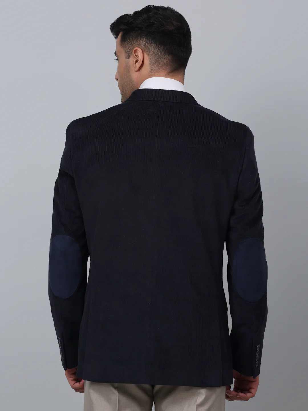 Blazer for Men | Premium Formal Blazer Slim Fit Notched Collar Cotton Fabric Self Design Pattern - Image 5