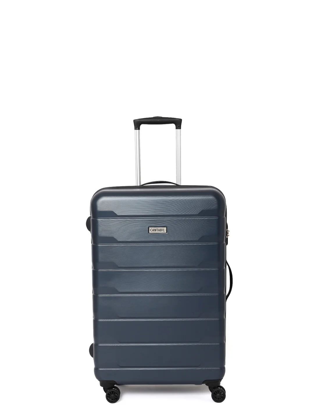 Unisex Navy Blue Fashion Hard Luggage Trolley Bag - Image 3