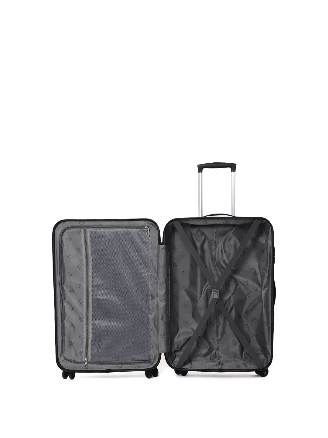 Unisex Navy Blue Fashion Hard Luggage Trolley Bag - Image 7