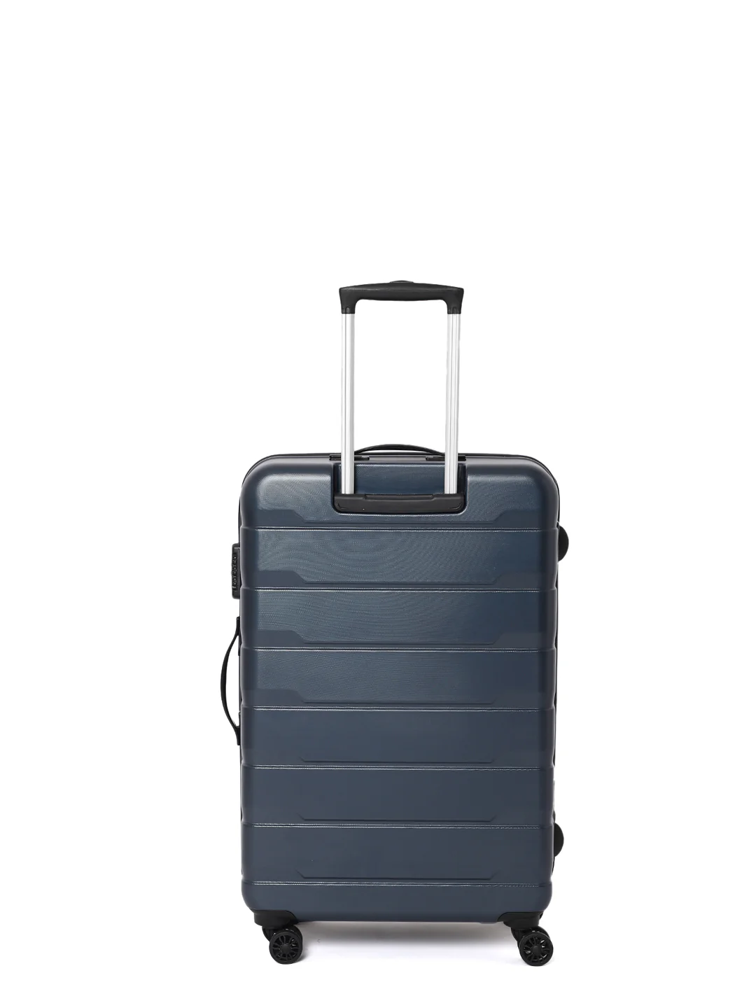 Unisex Navy Blue Fashion Hard Luggage Trolley Bag - Image 4