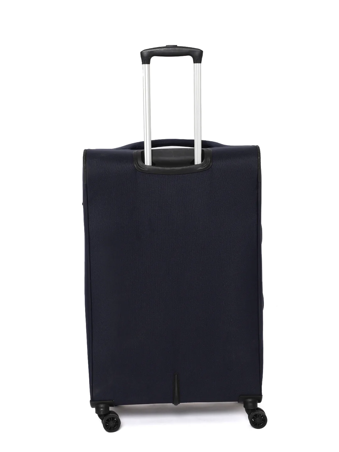 Unisex Navy Blue Fashion Soft Luggage Trolley Bag - Image 6