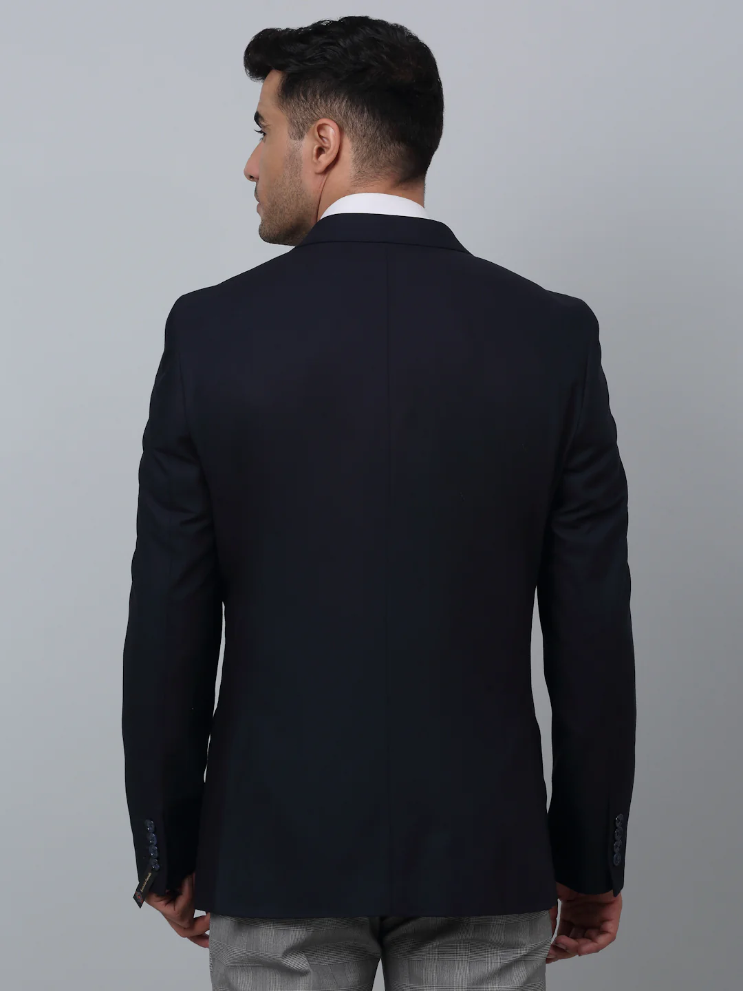 Blazer for Men | Premium Formal Blazer Slim Fit Notched Collar Poly Viscose Fabric Solid Pattern - Image 5