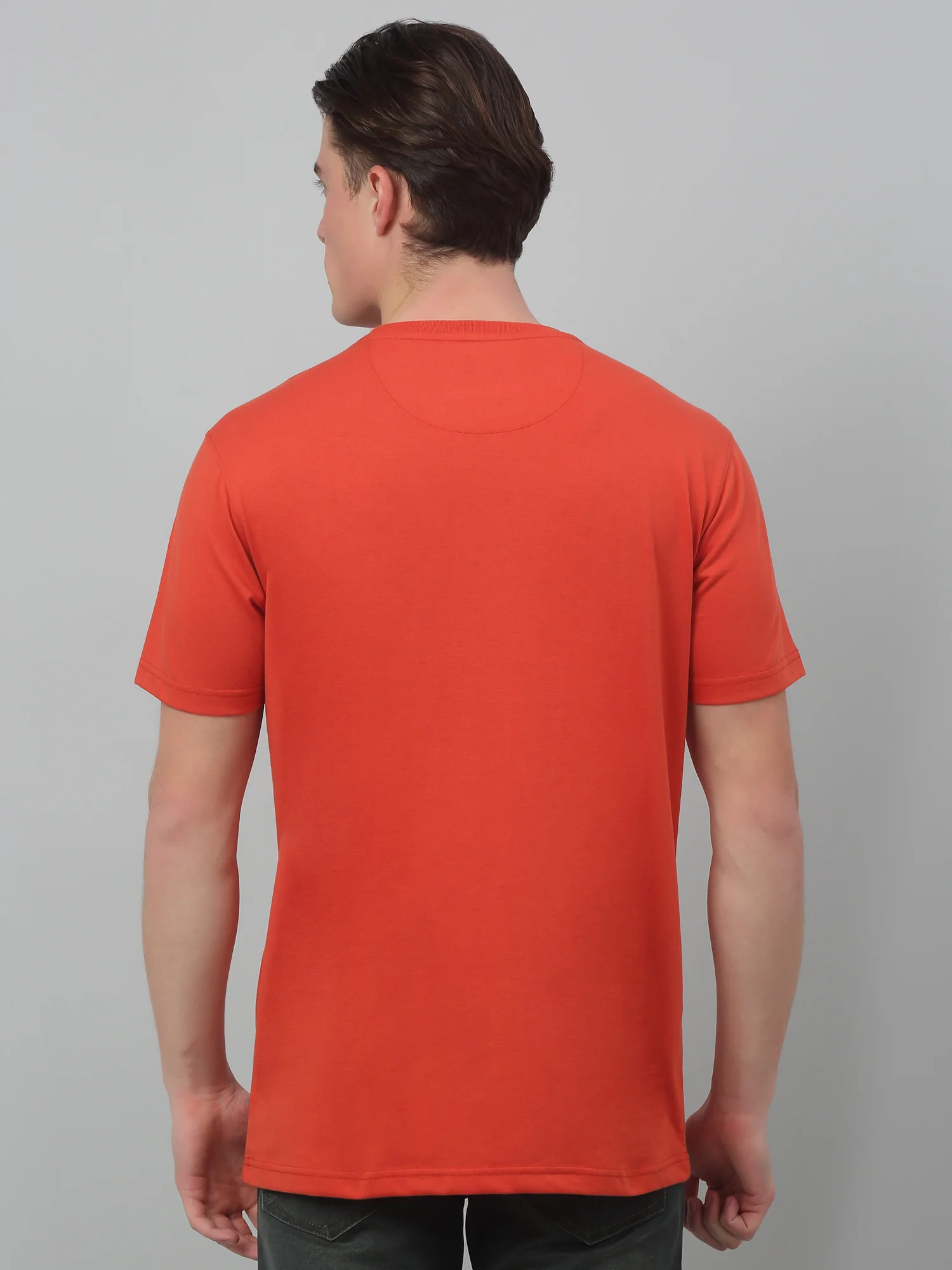 T-Shirt for Men | Breathable & Soft with Color Fastness Regular Fit Round Neck Poly Cotton Fabric Printed Pattern - Image 2
