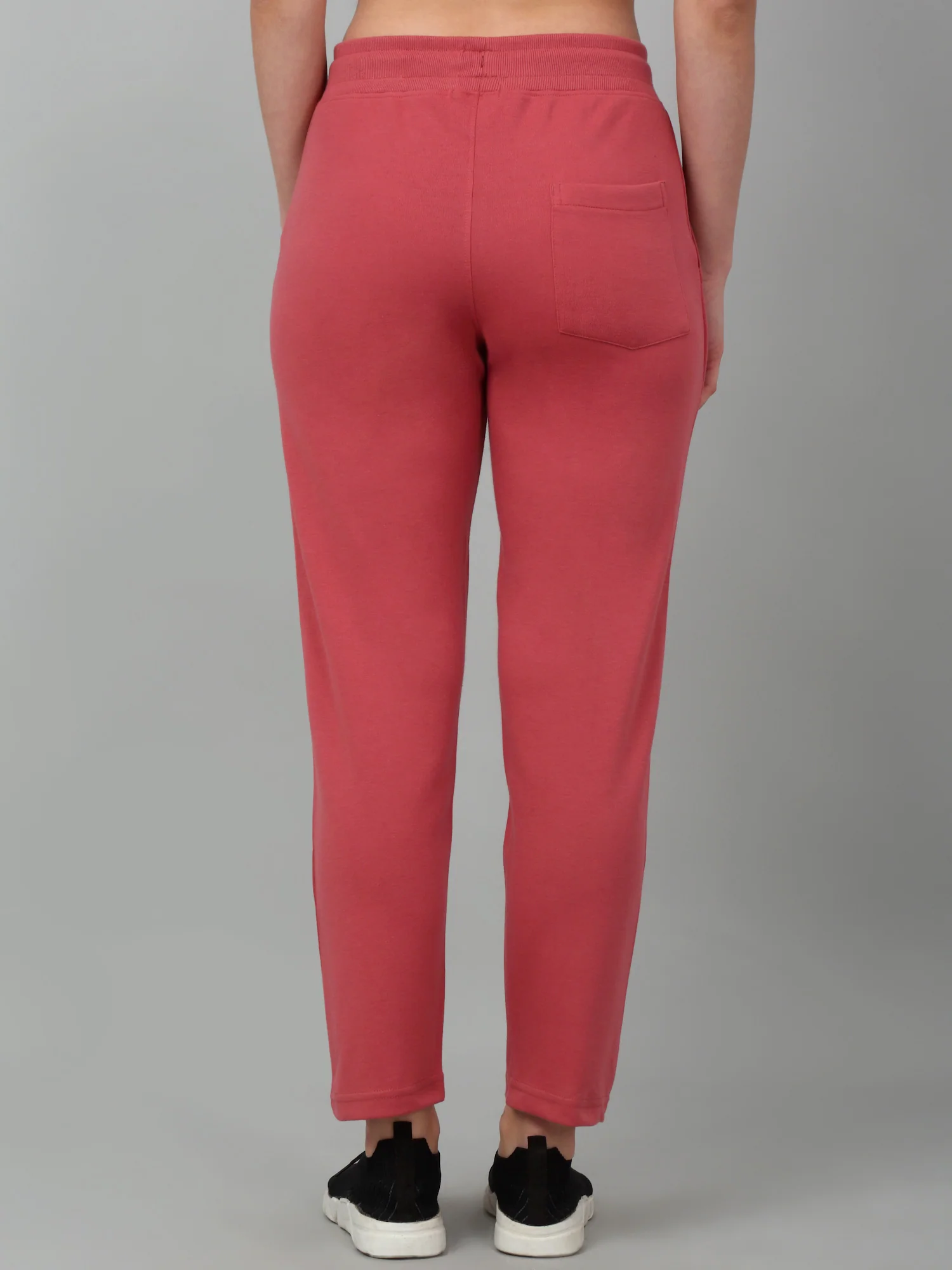 Women's Casual  Pink Ankle length Mid rise Track Pants - Image 2