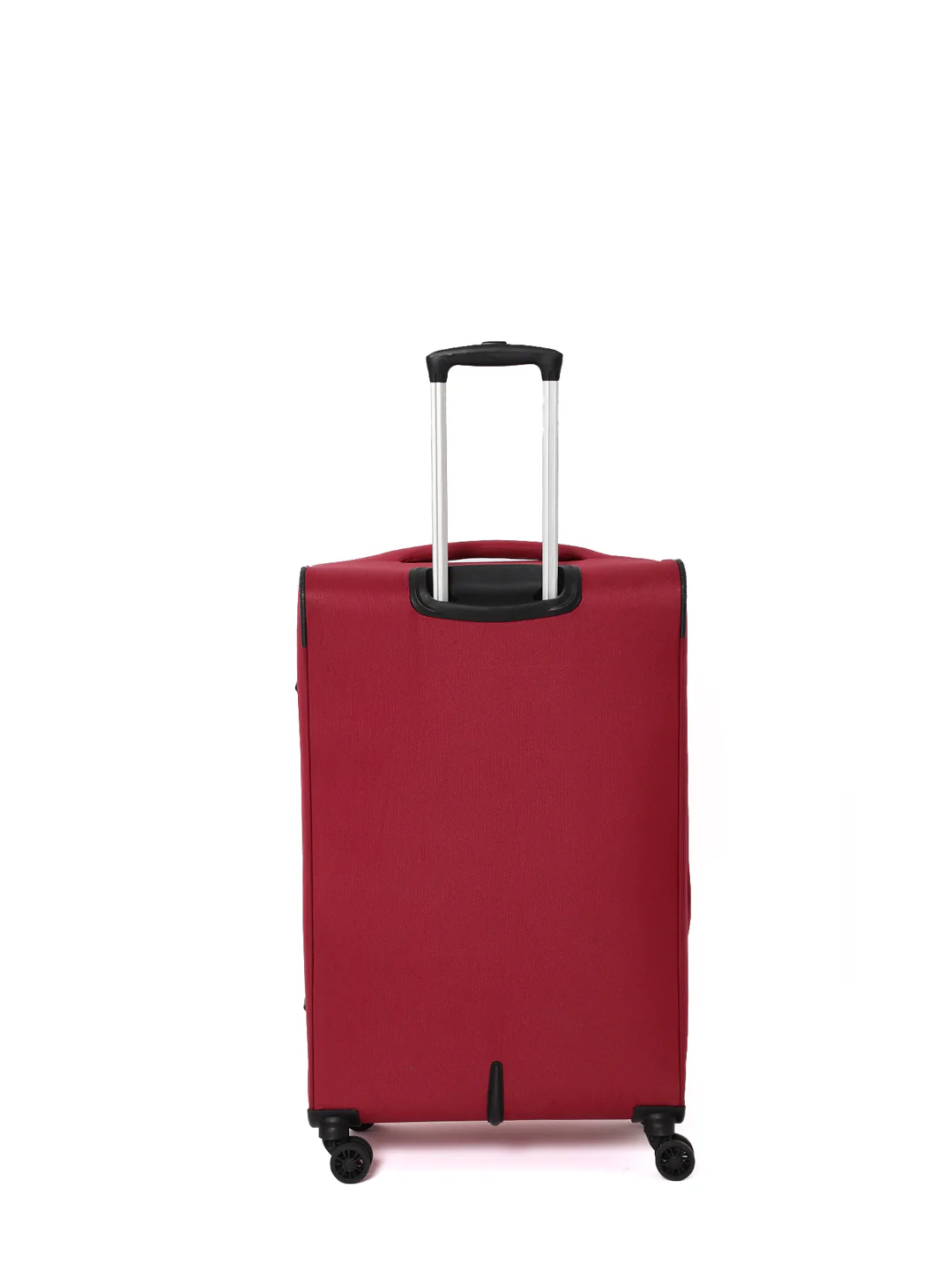 Unisex Red Fashion Soft Luggage Trolley Bag - Image 5