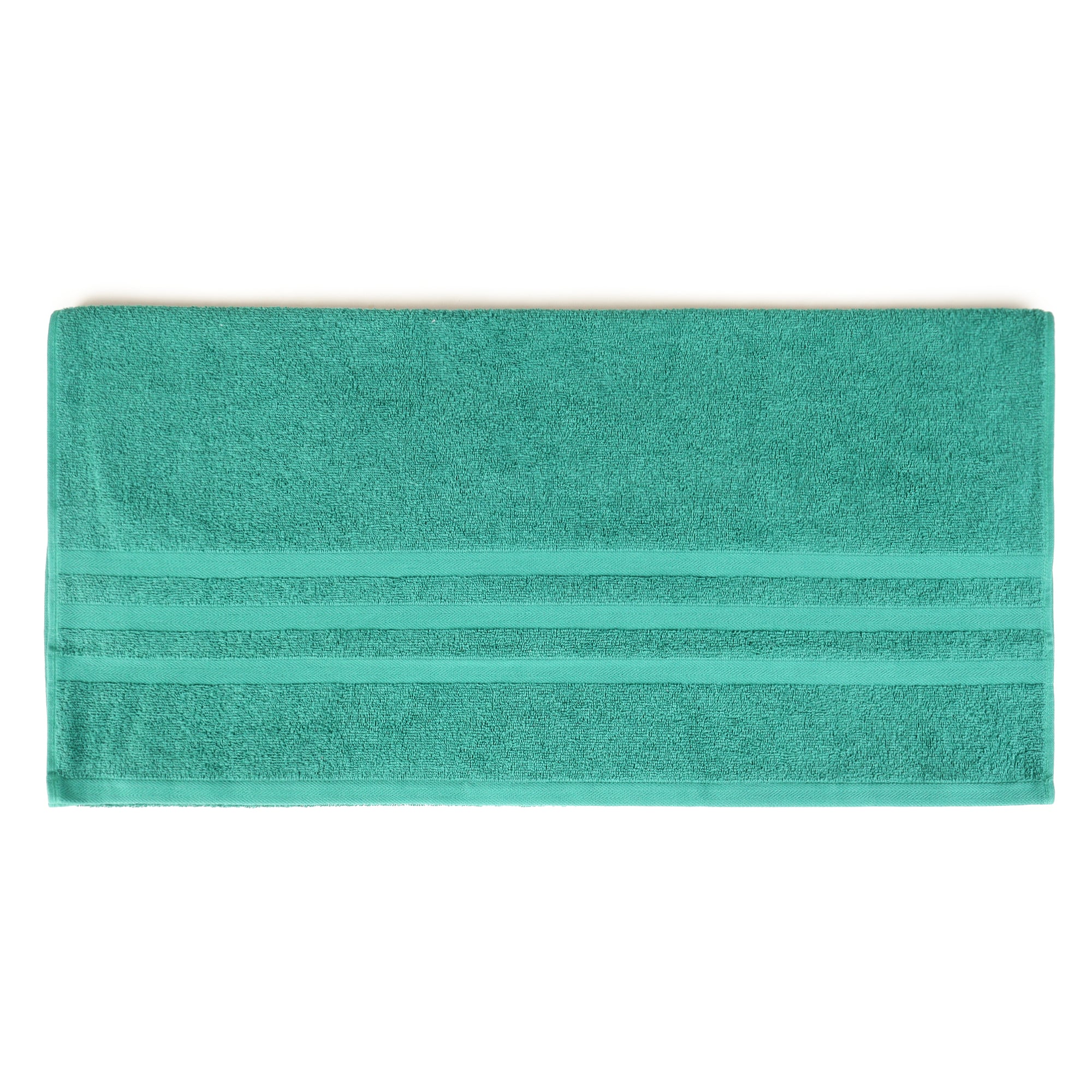 Unisex Sea Green Basic Terry Bath Towel - Image 5
