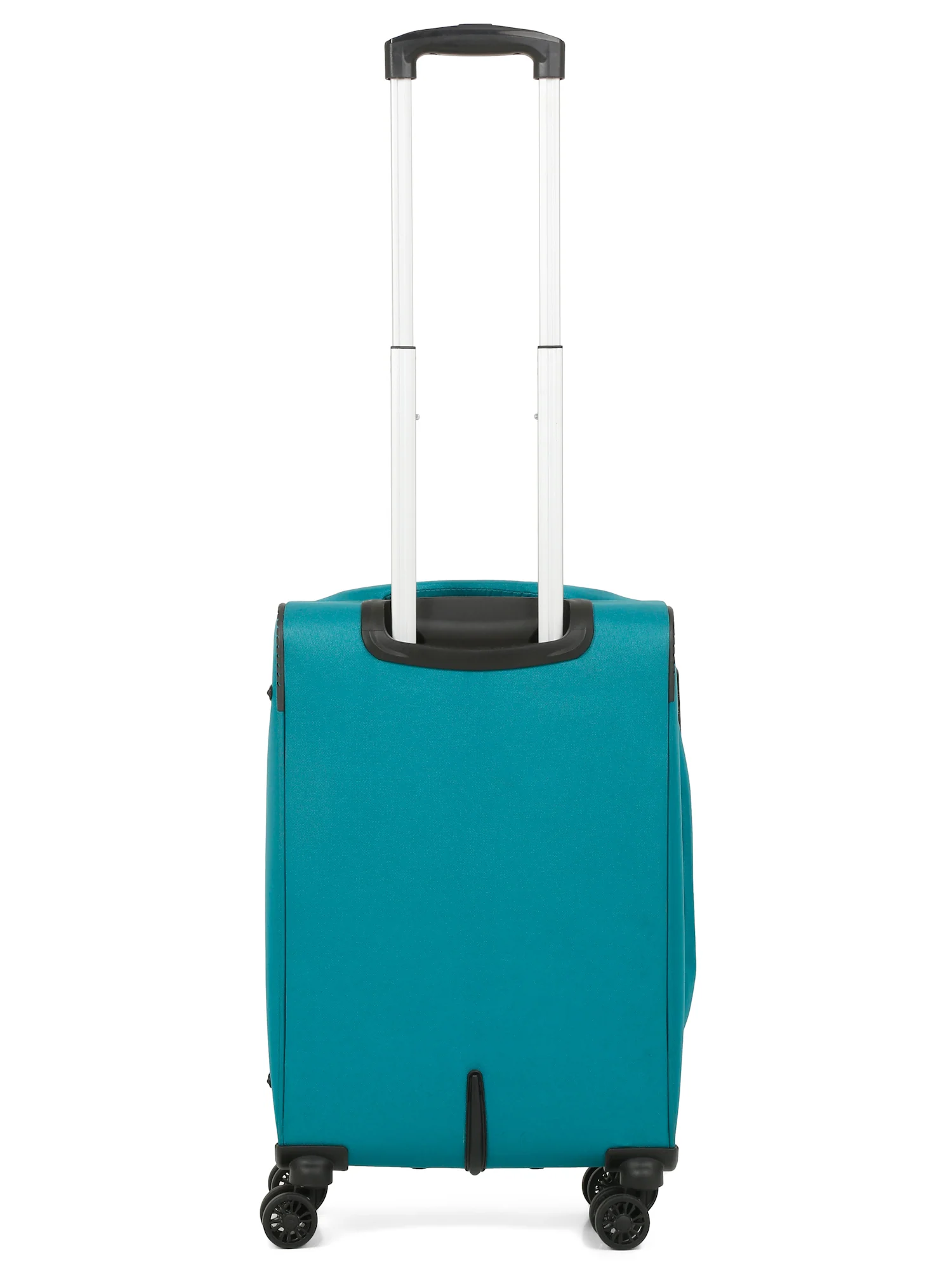 Unisex Teal Fashion Soft Luggage Trolley Bag - Image 6
