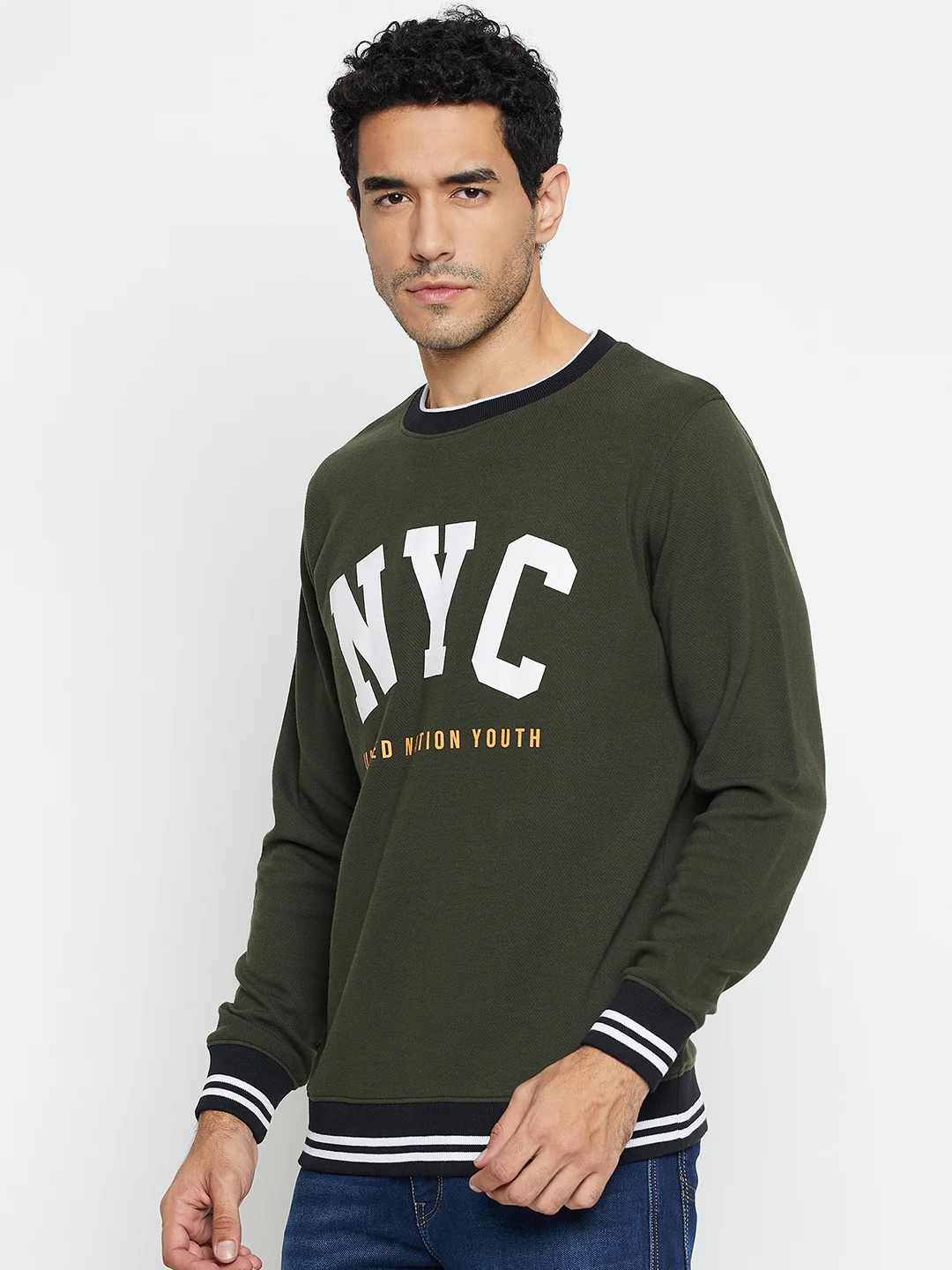 T-Shirt for Men | Breathable & Soft with Color Fastness Regular Fit Round Neck Poly Cotton Fabric Printed Pattern - Image 3