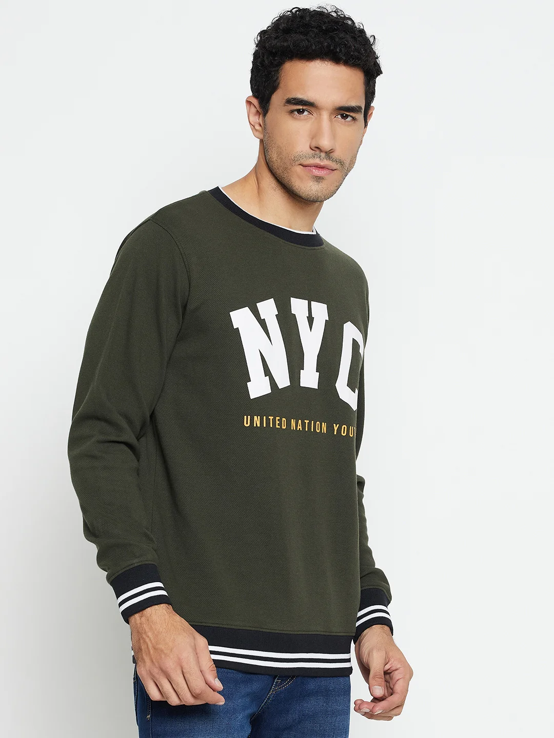 T-Shirt for Men | Breathable & Soft with Color Fastness Regular Fit Round Neck Poly Cotton Fabric Printed Pattern - Image 4