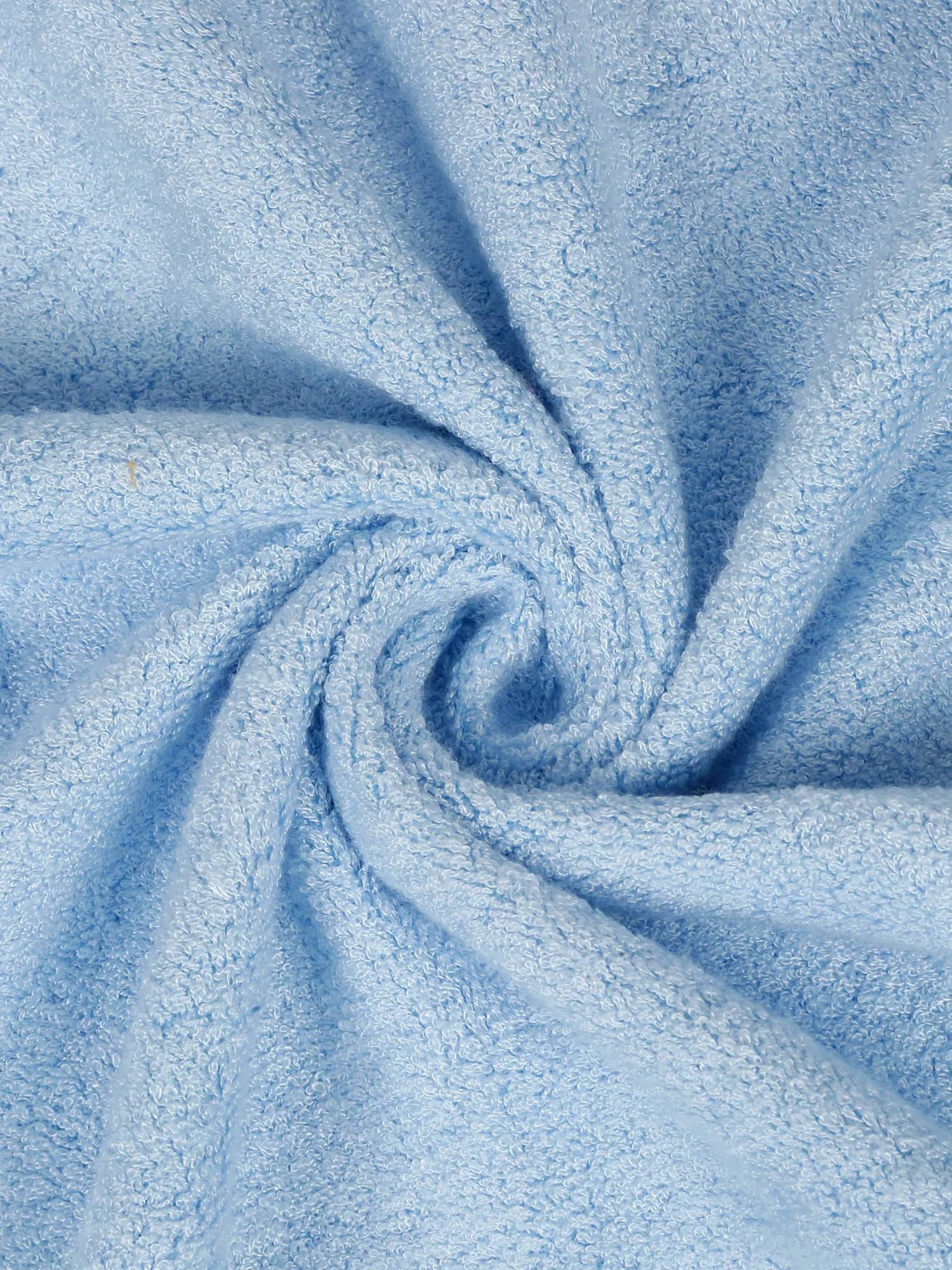 Unisex Sky Blue Basic Terry Bath Towel - Image 6