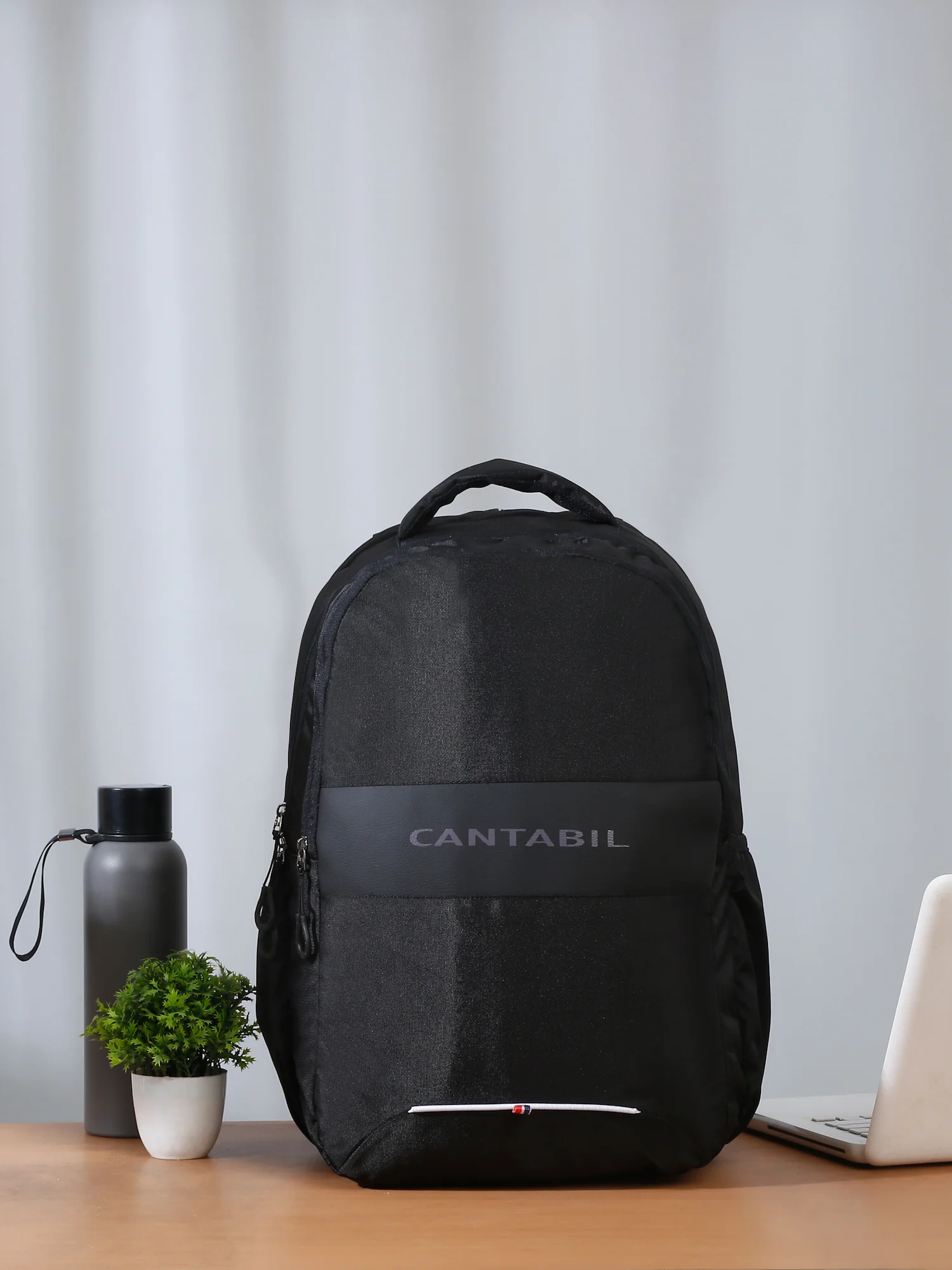 Unisex Black Casual Back Pack - Image 3