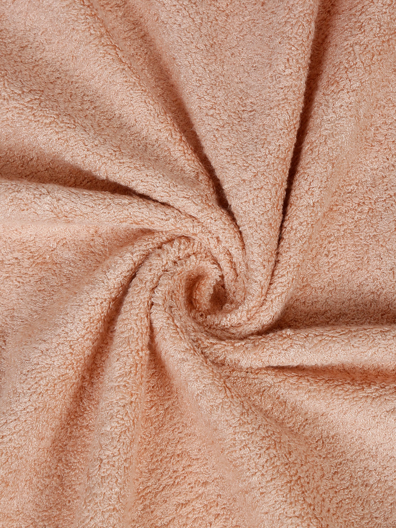 Unisex Peach Basic Terry Bath Towel - Image 6