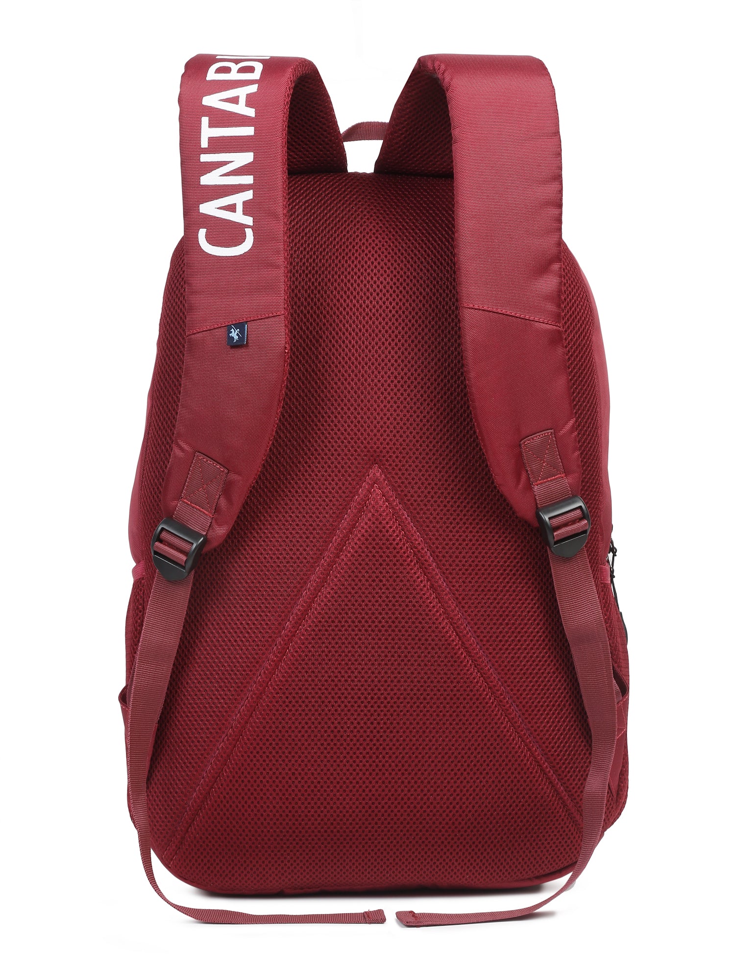 Unisex Maroon Casual Back Pack - Image 5