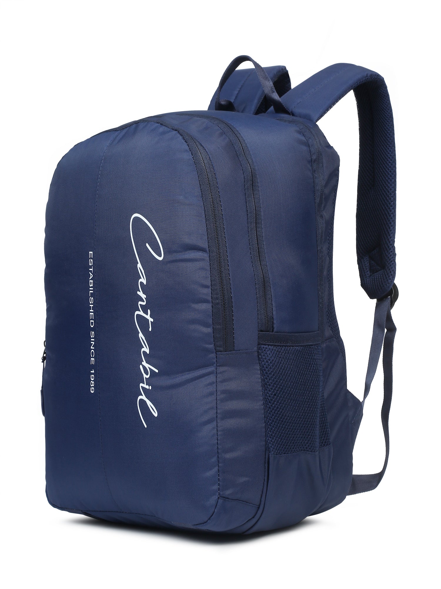 Unisex Navy Blue Casual Back Pack - Image 5