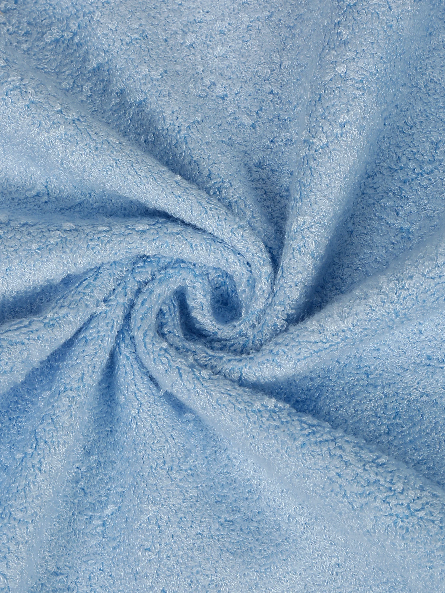 Unisex Sky Blue Basic Terry Hand Towel -Pack of Two - Image 2