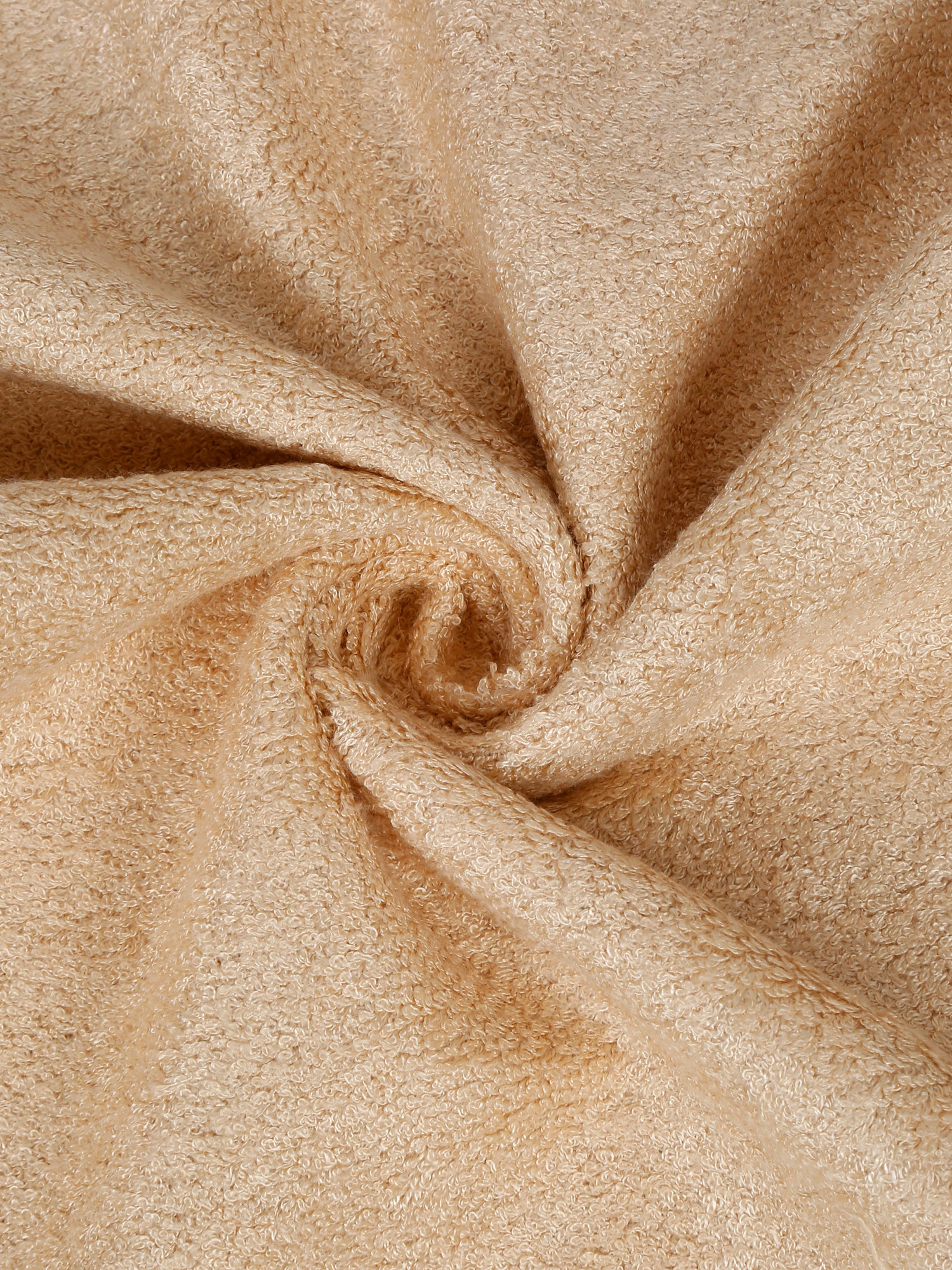 Unisex Beige Basic Terry Hand Towel -Pack of Two - Image 2
