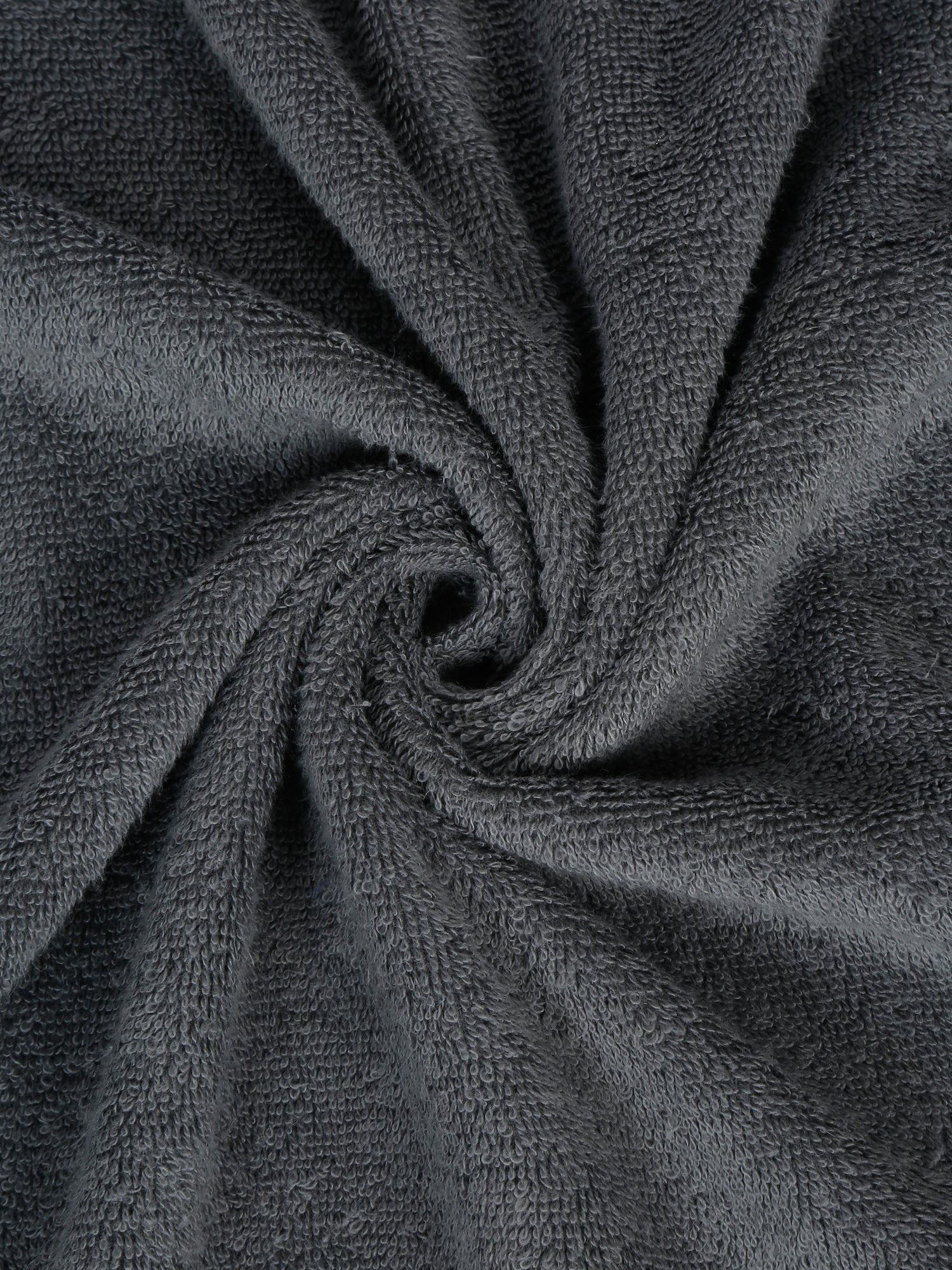 Unisex Grey Basic Terry Bath Towel - Image 3