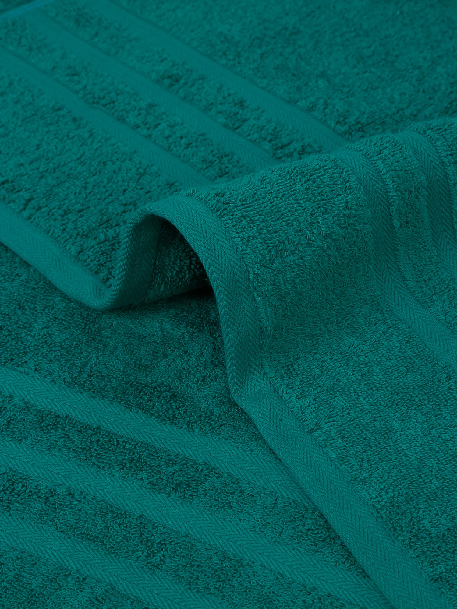Unisex Sea green Basic Terry Bath Towel - Image 3