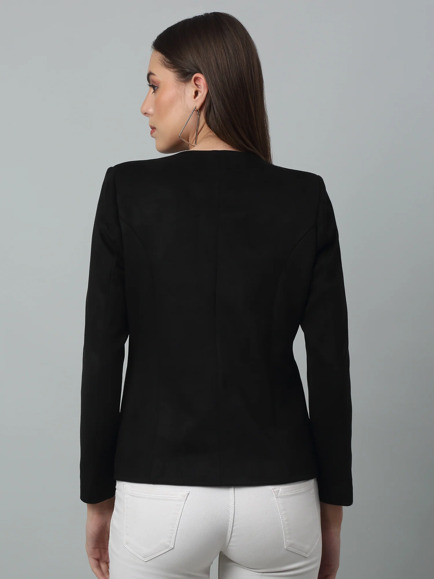 Cantabil Women Black Casual Blazer | Classic Style - Image 4