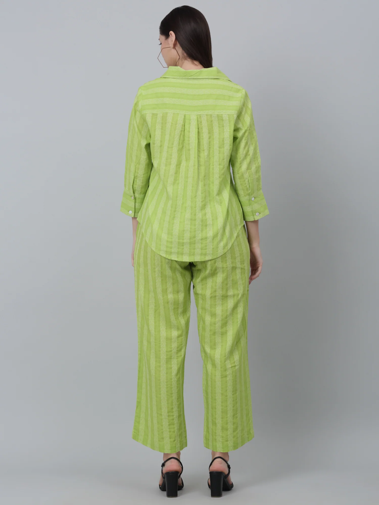 Women Green Co-Ord Set - Image 4