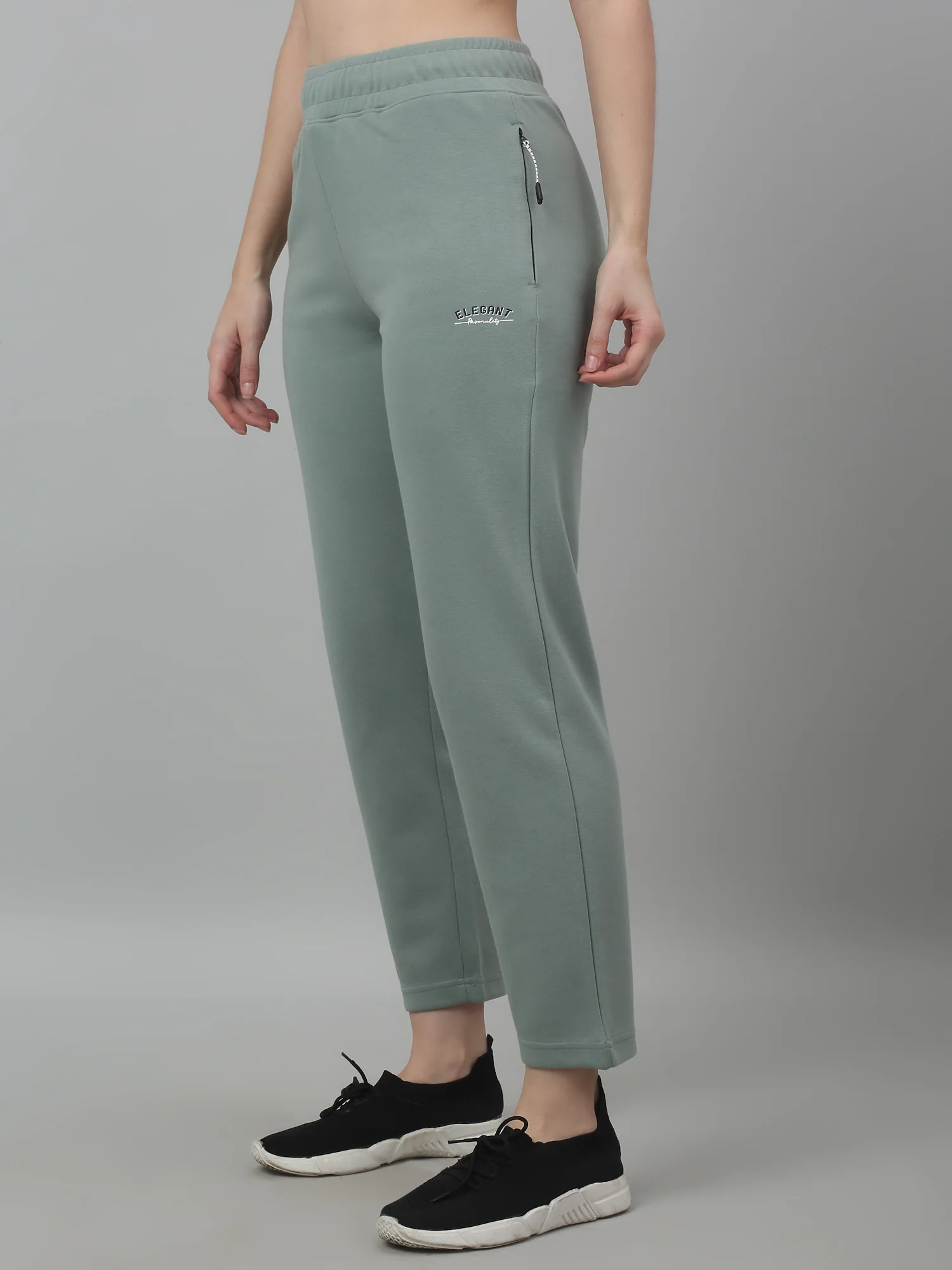Women's Casual  tbc Ankle length Mid rise Track Pants - Image 2