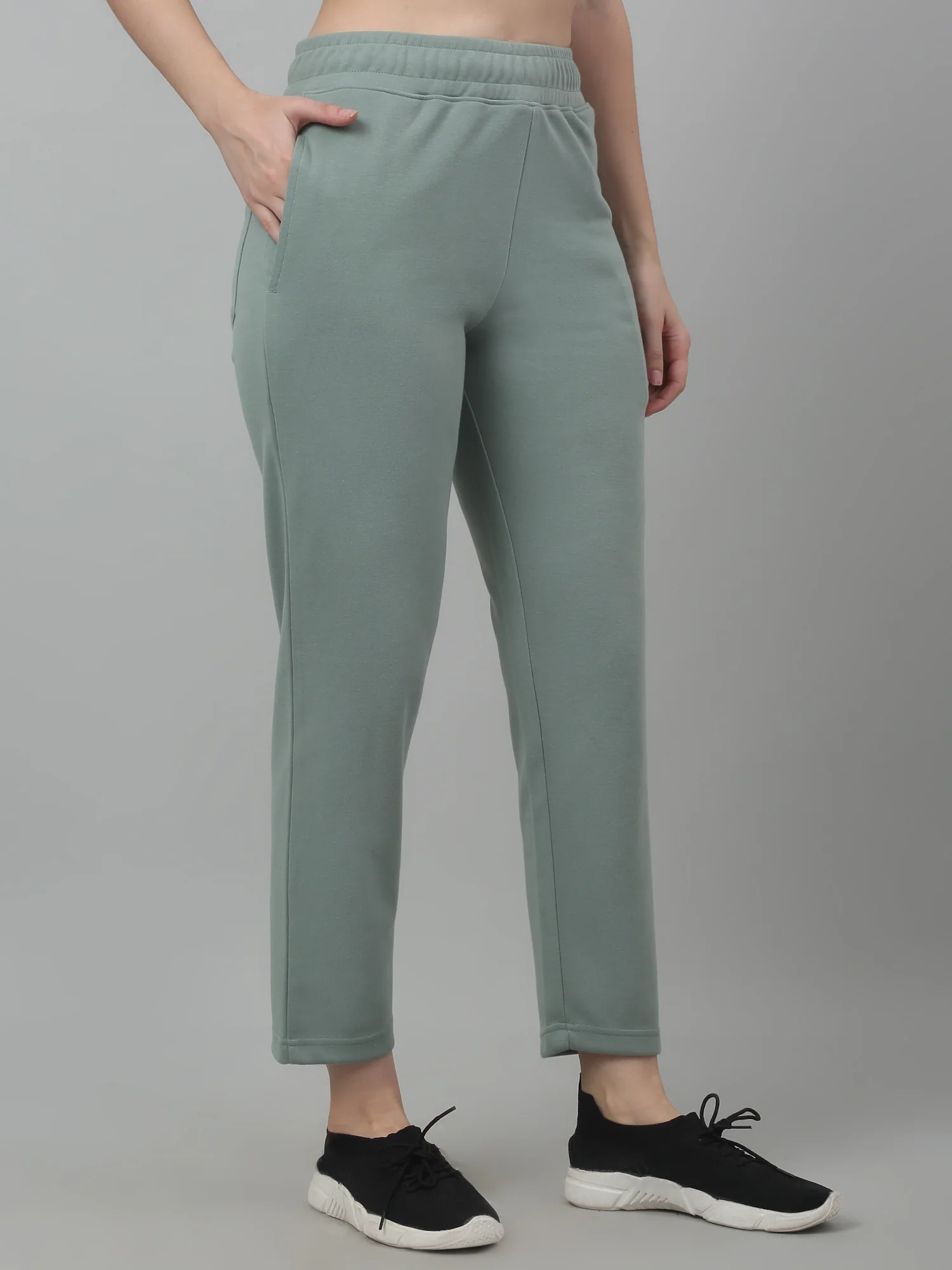 Women's Casual  tbc Ankle length Mid rise Track Pants - Image 3