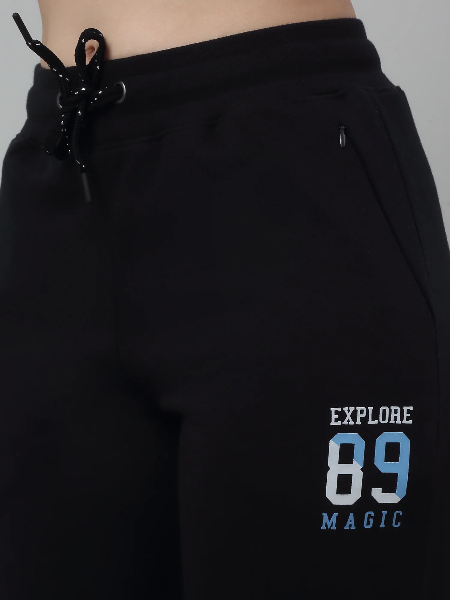 Women's Casual  Navy Ankle length Mid rise Track Pants - Image 5