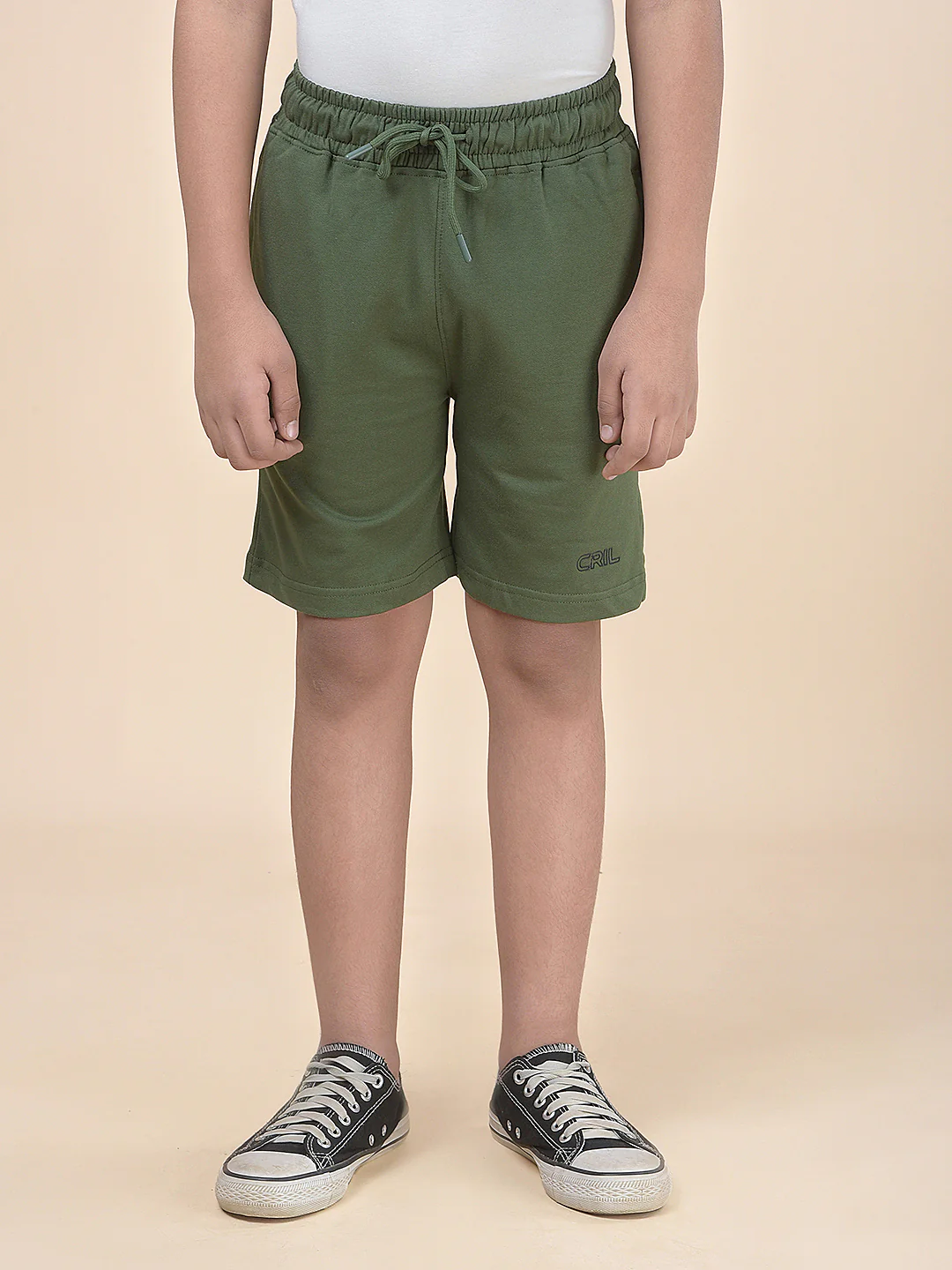 Casual Bermuda for Boys l Breathable & Soft with Color Fastness Regular Fit Cotton Blend Fabric Drawstring Closure Solid Pattern - Image 4