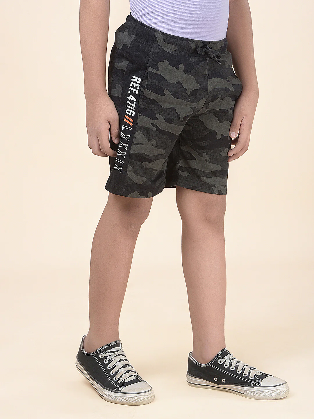 Casual Bermuda for Boys l Breathable & Soft with Color Fastness Regular Fit Poly Cotton Fabric Drawstring Closure Printed Pattern - Image 6