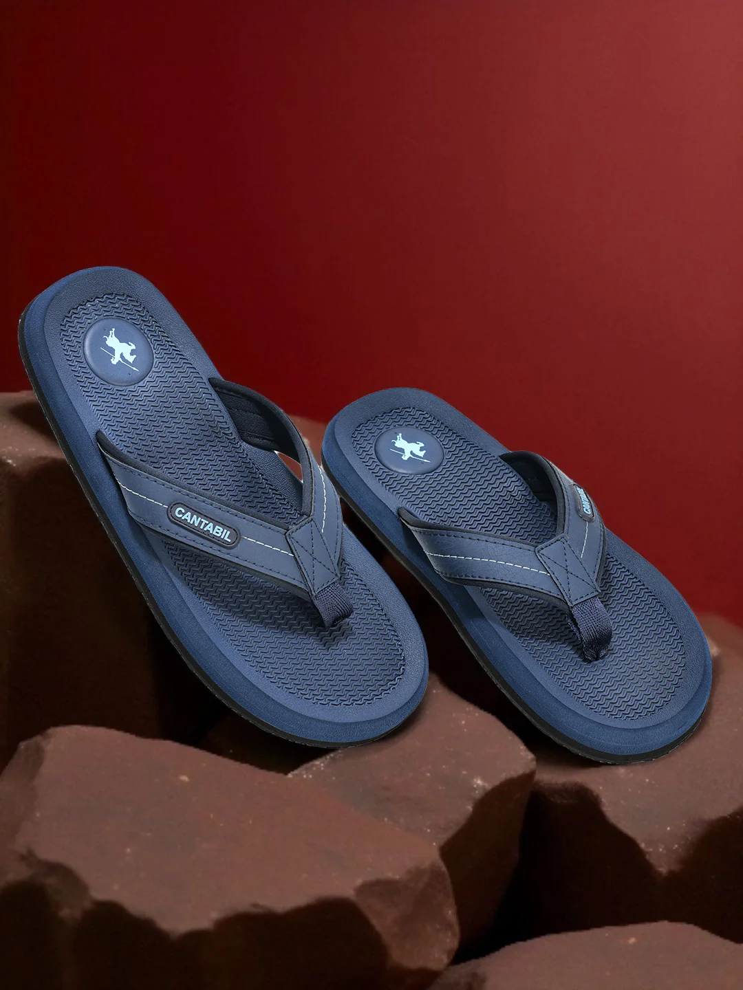 Casual Flip Flop for Men l Lightweight & Comfortable with Cushioned Insole EVA Upper Rubber Sole Slip on Closure - Image 3