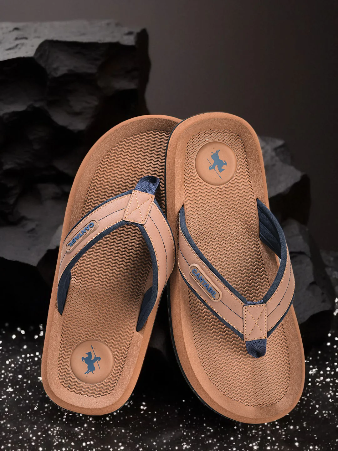 Casual Flip Flop for Men l Lightweight & Comfortable with Cushioned Insole EVA Upper Rubber Sole Slip on Closure - Image 3