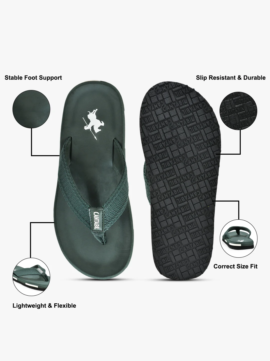 Casual Flip Flop for Men | Lightweight & Comfortable with Cushioned Insole Niwad Upper Rubber Sole Slip on Closure - Image 8