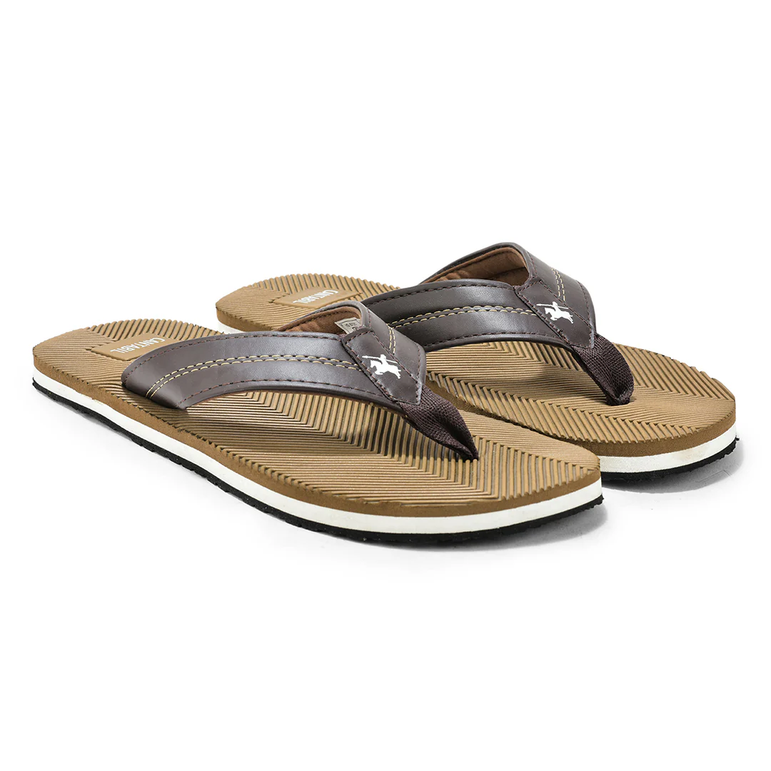 Casual Flip Flop for Men | Lightweight & Comfortable with Cushioned Insole PU Upper Rubber Sole Slip on Closure - Image 2