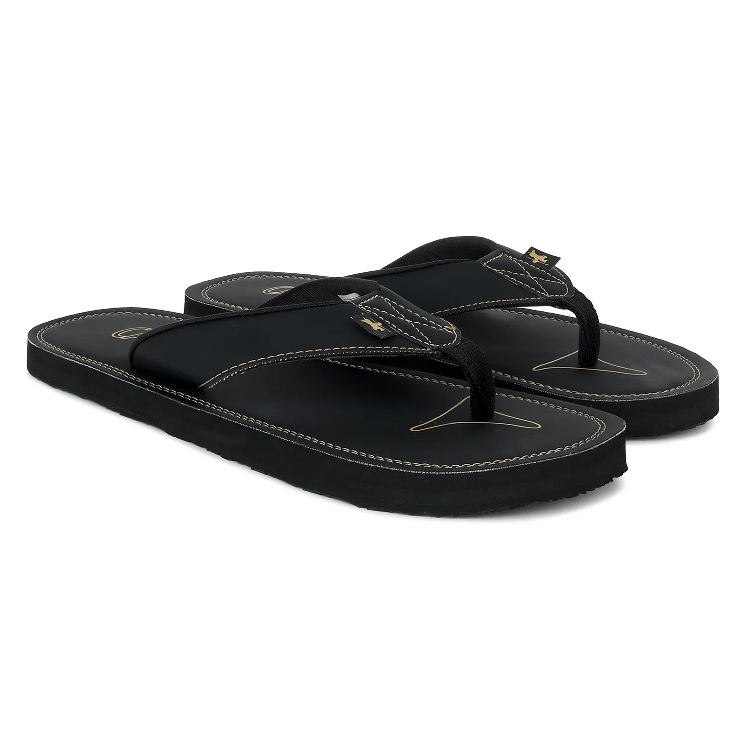 Casual Flip Flop for Men | Lightweight & Comfortable with Cushioned Insole PU Upper Rubber Sole Slip on Closure - Image 3