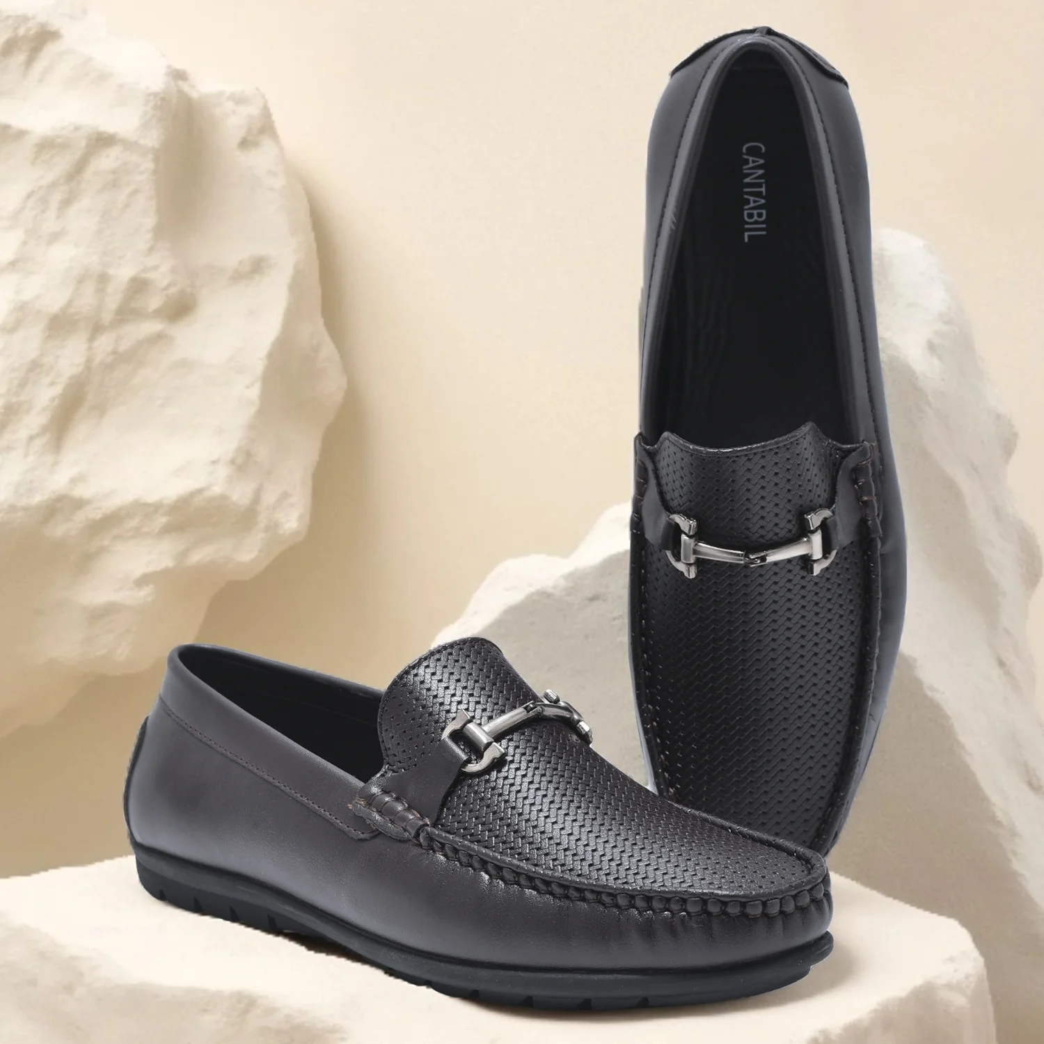 Casual Loafers Shoes for Men | Lightweight & Comfortable with Cushioned Insole PU Upper TPR Sole Slip on Closure - Image 7