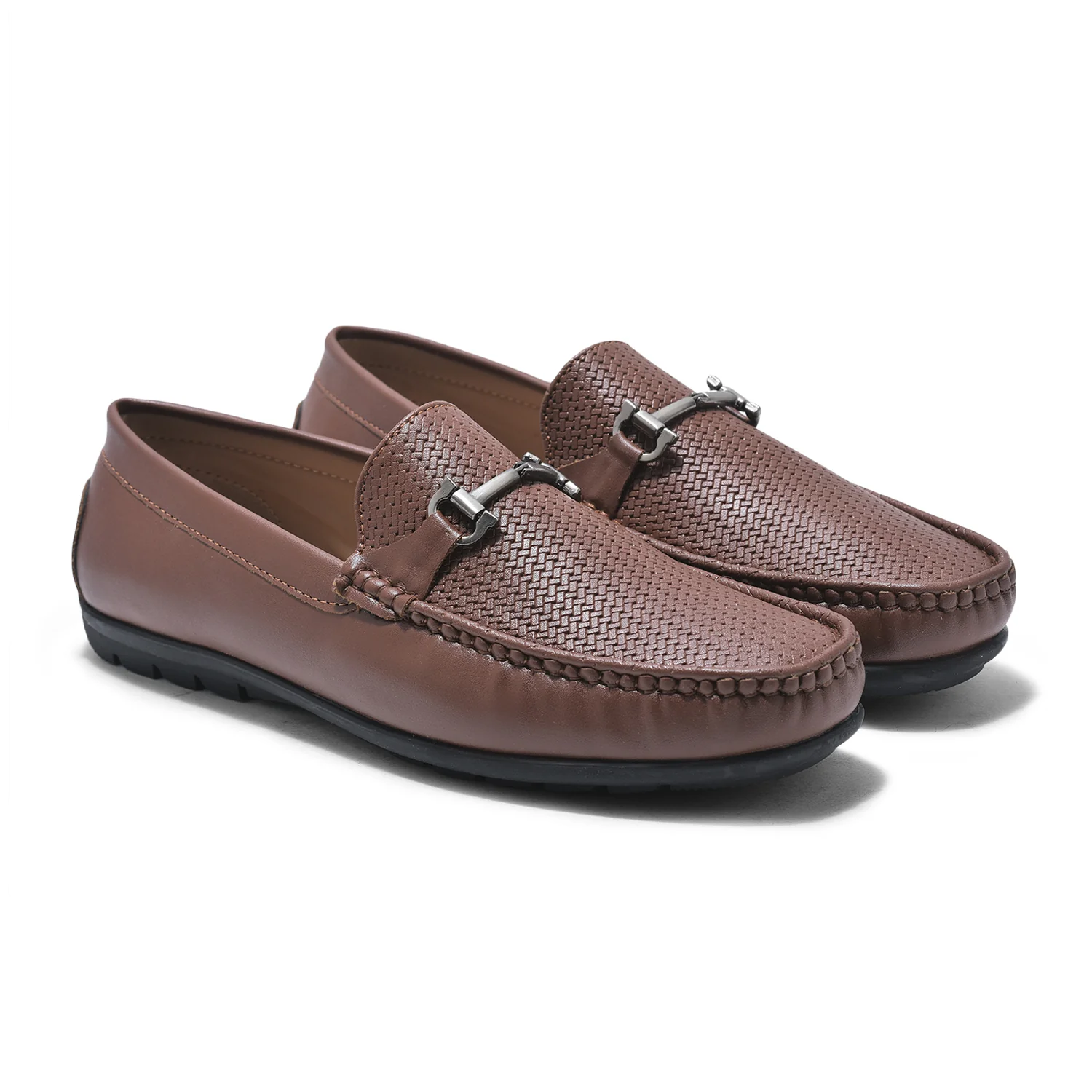 Casual Loafers Shoes for Men | Lightweight & Comfortable with Cushioned Insole PU Upper TPR Sole Slip on Closure - Image 2