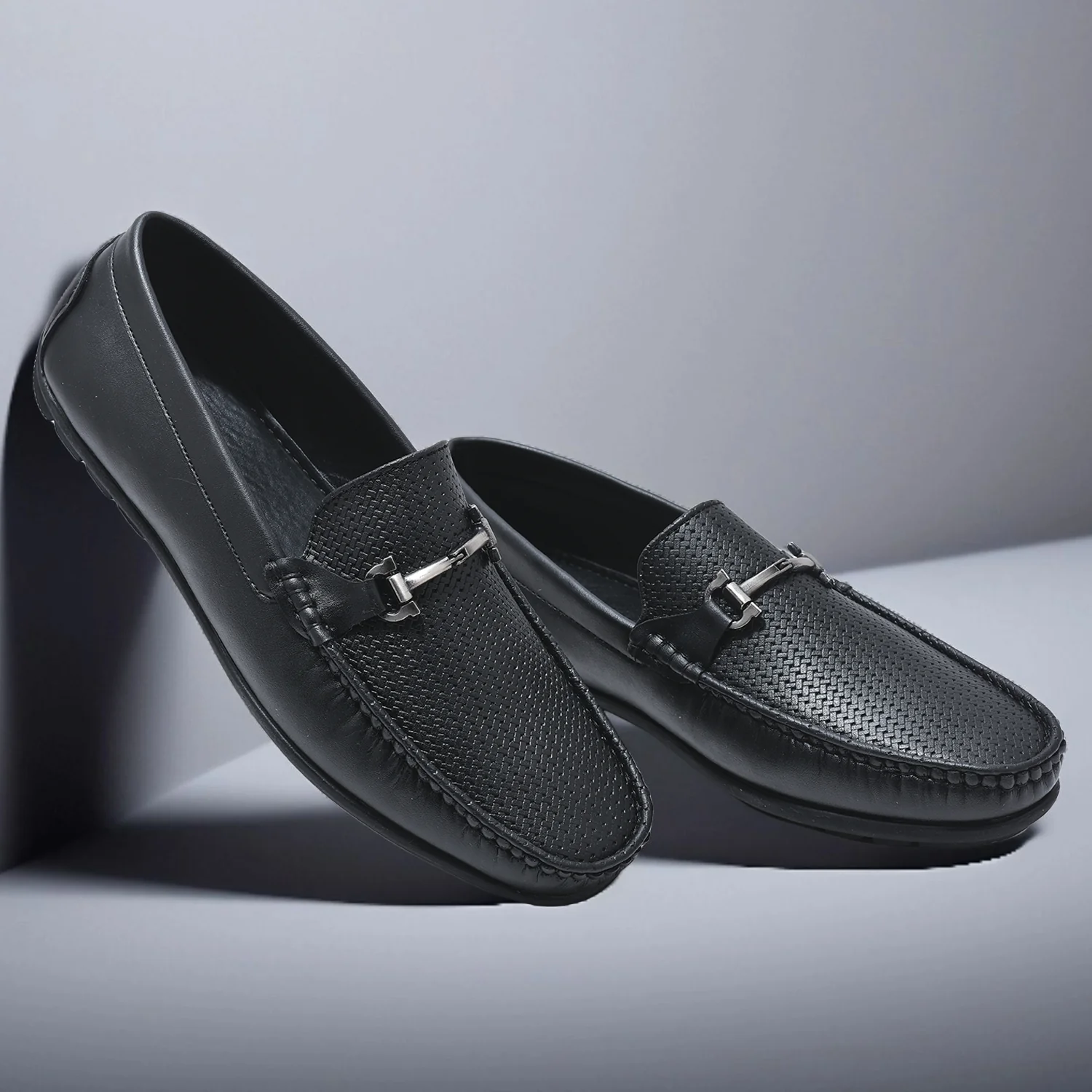 Casual Loafers Shoes for Men | Lightweight & Comfortable with Cushioned Insole PU Upper TPR Sole Slip on Closure - Image 7