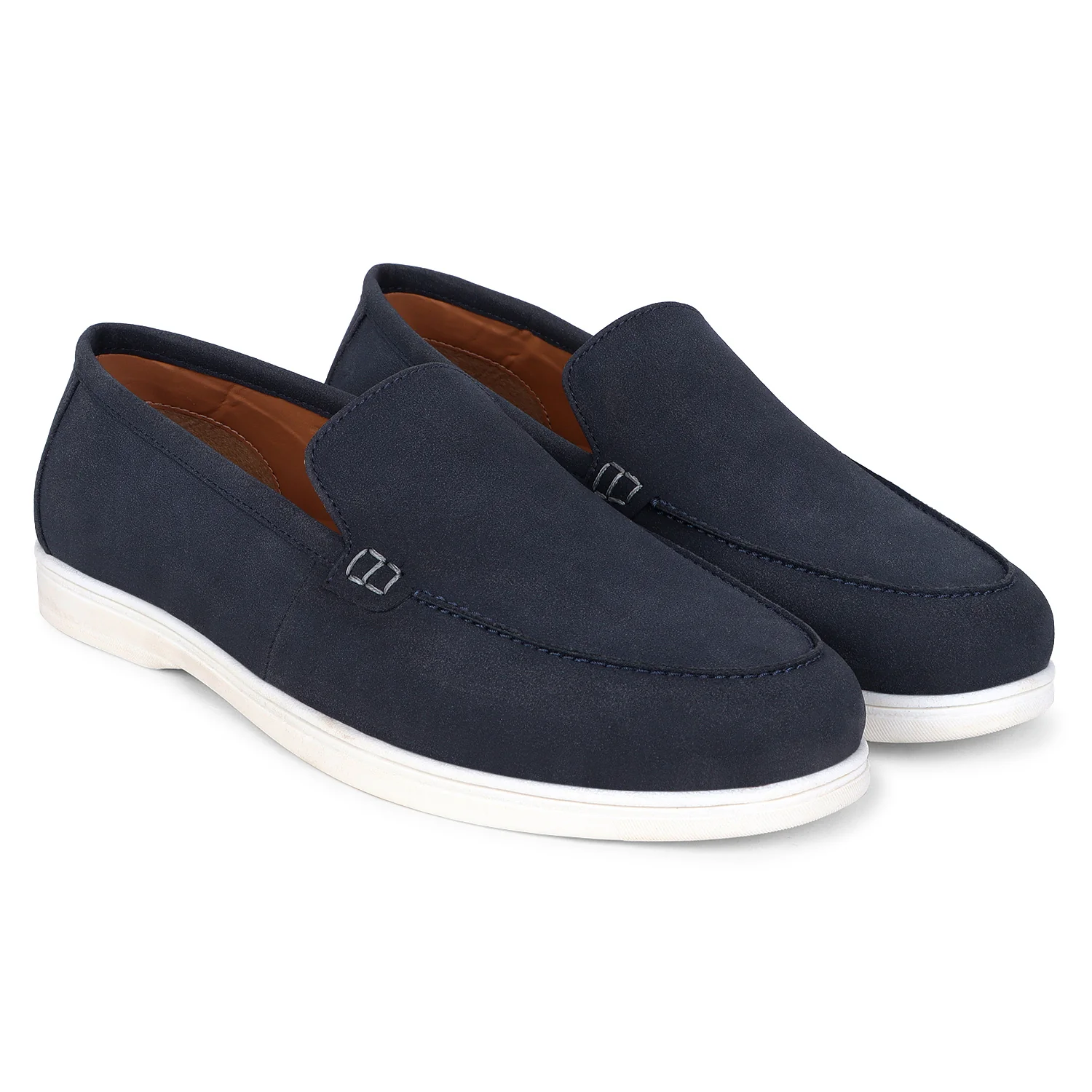 Casual Loafers Shoes for Men | Lightweight & Comfortable with Cushioned Insole PU Upper TPR Sole Lace-Up on Closure - Image 3