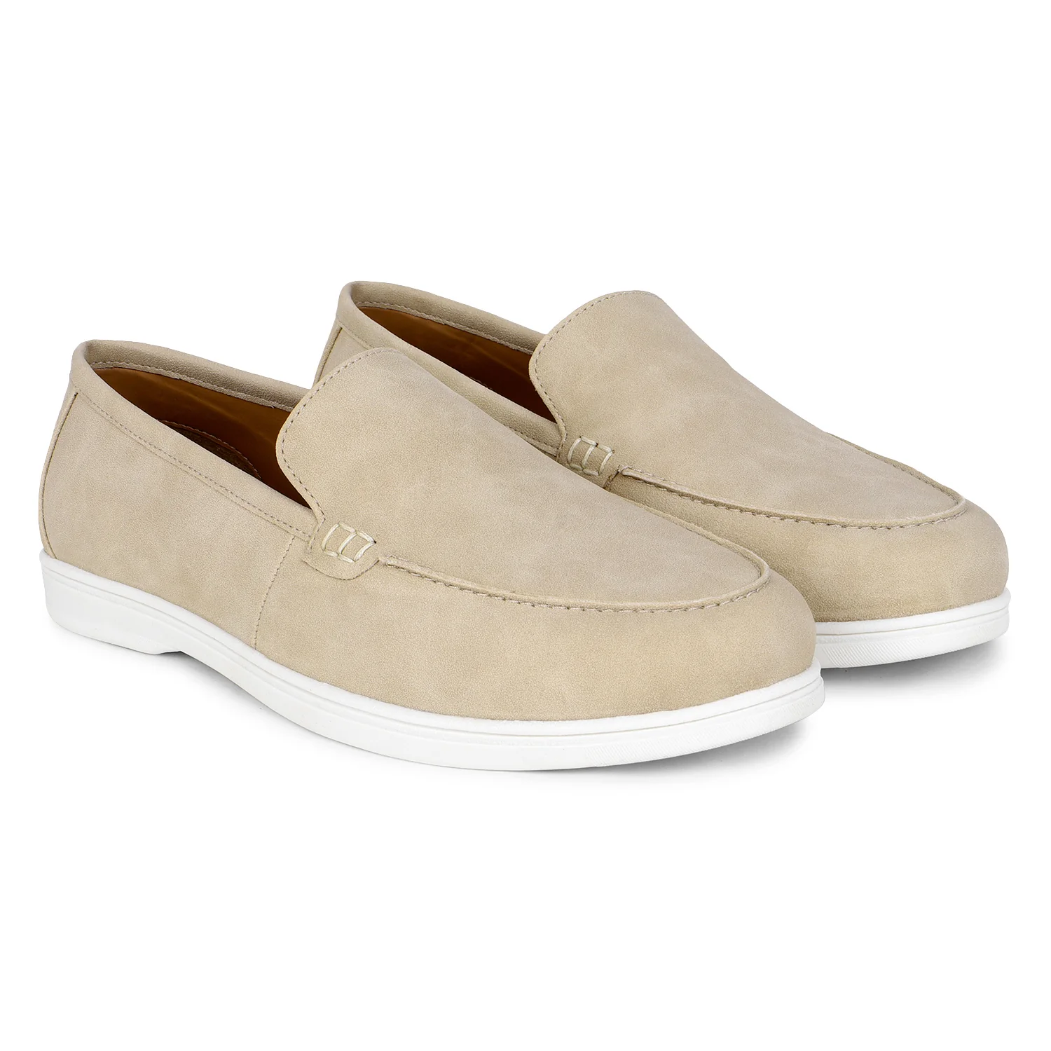 Casual Loafers Shoes for Men | Lightweight & Comfortable with Cushioned Insole PU Upper TPR Sole Lace-Up on Closure - Image 3