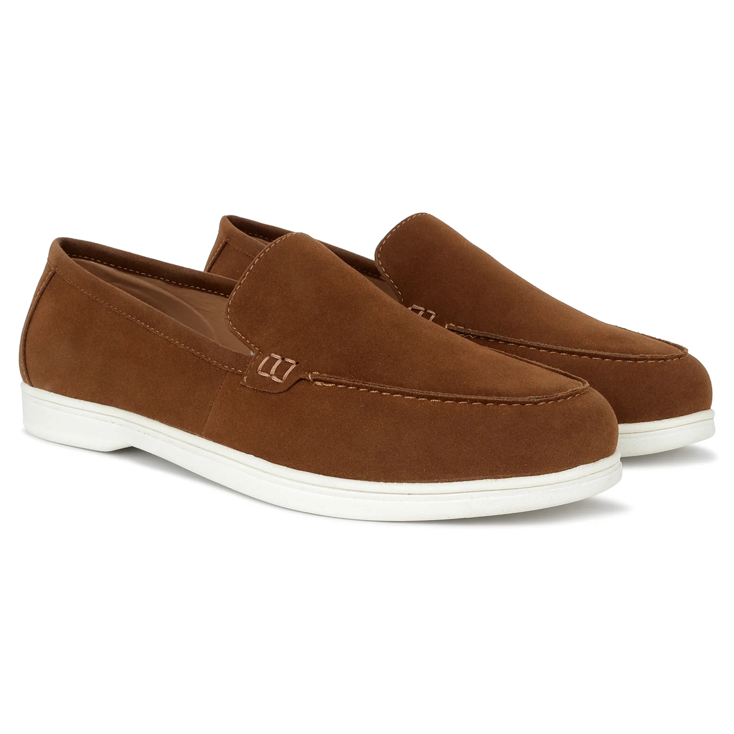 Casual Loafers Shoes for Men | Lightweight & Comfortable with Cushioned Insole PU Upper TPR Sole Lace-Up on Closure - Image 3