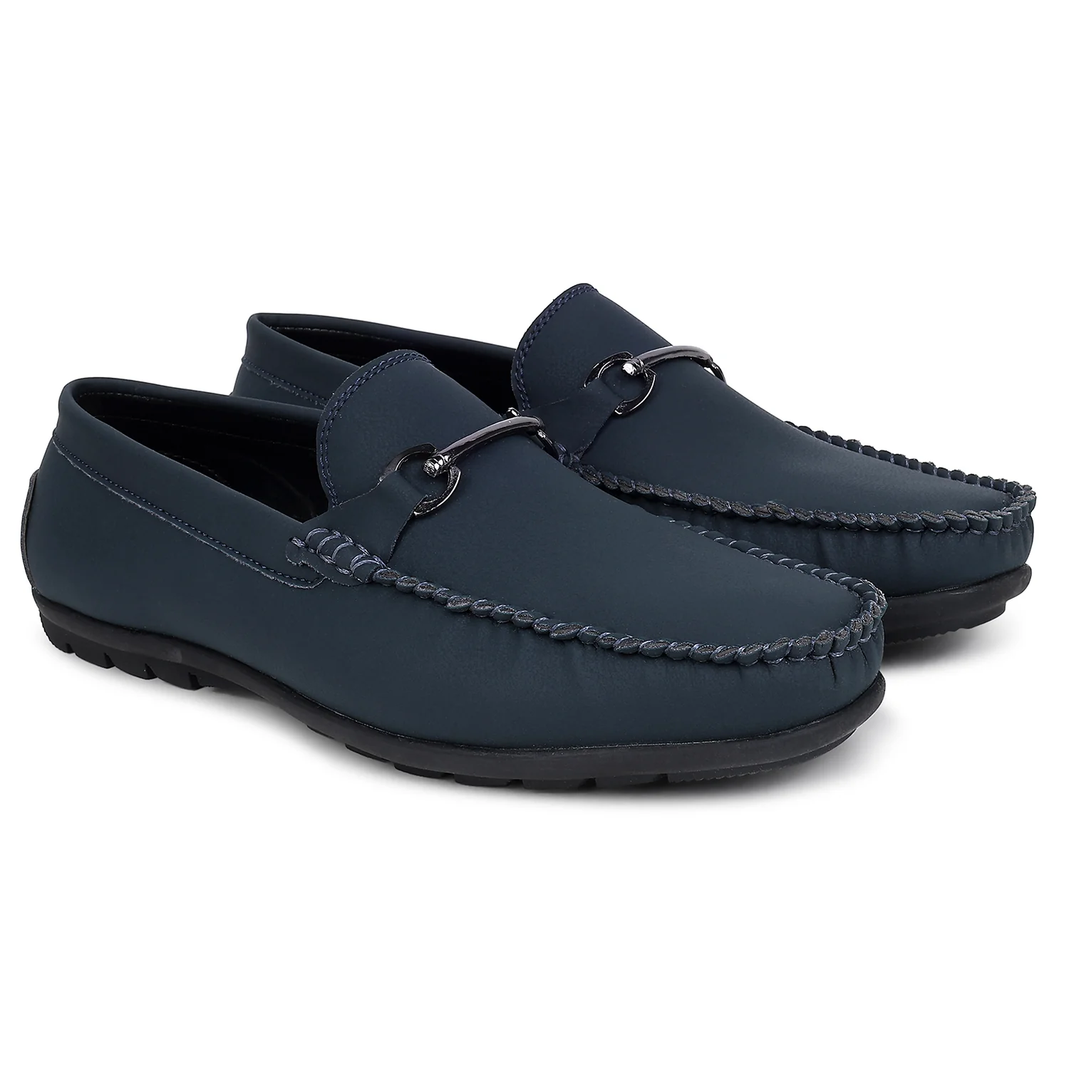 Casual Loafers Shoes for Men | Lightweight & Comfortable with Cushioned Insole PU Upper TPR Sole Slip On on Closure - Image 2
