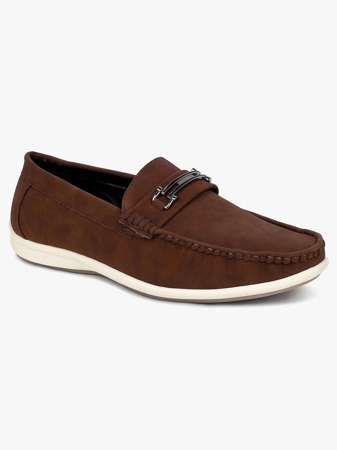 Casual Loafers Shoes for Men | Lightweight & Comfortable with Cushioned Insole PU Upper TPR Sole Slip On on Closure - Image 4