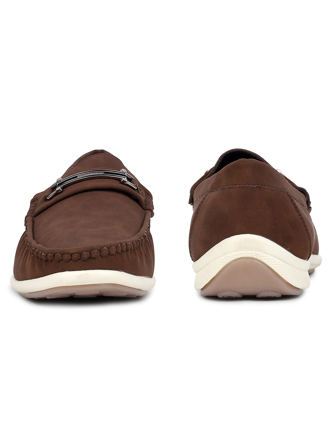 Casual Loafers Shoes for Men | Lightweight & Comfortable with Cushioned Insole PU Upper TPR Sole Slip On on Closure - Image 6