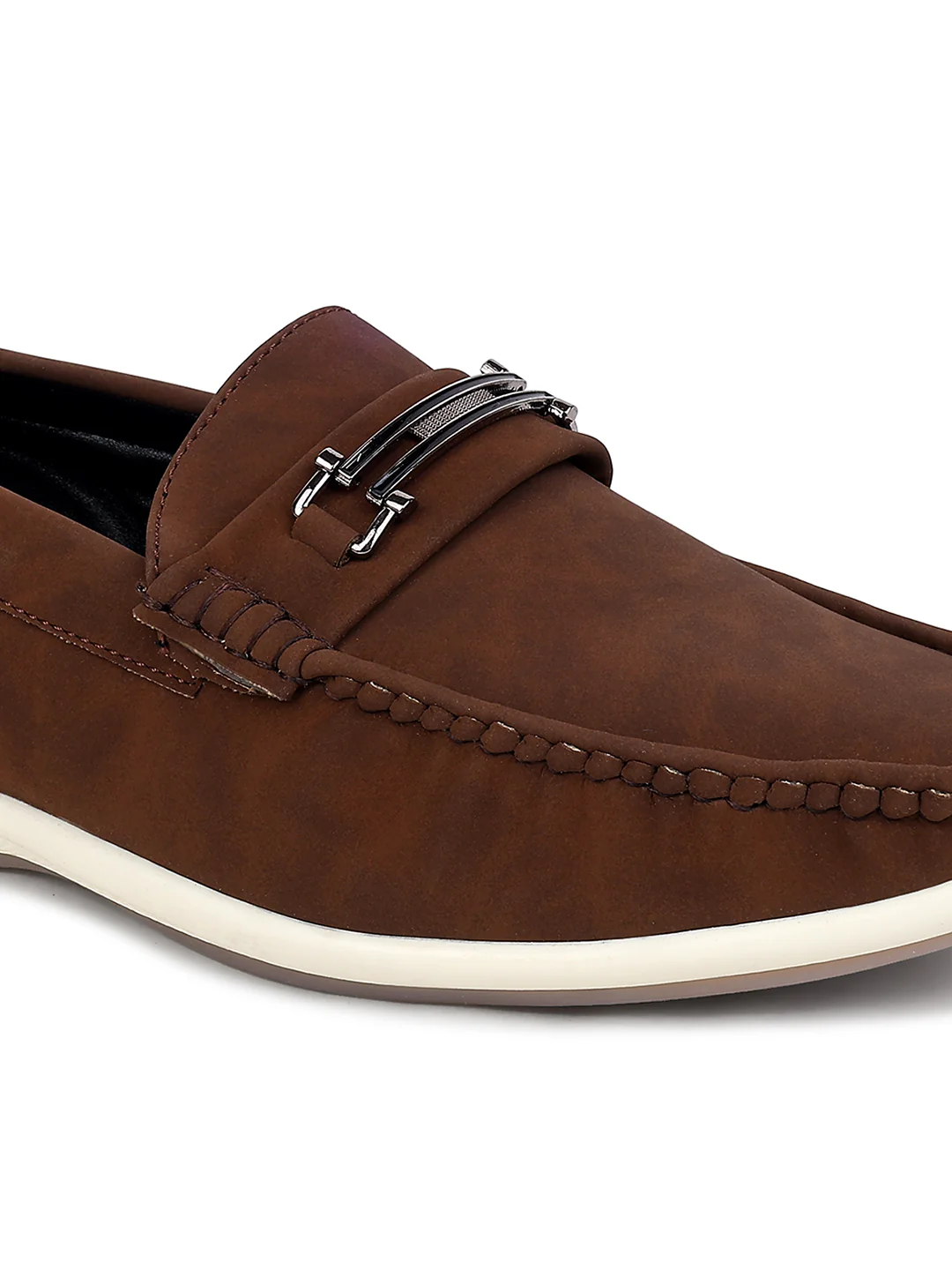 Casual Loafers Shoes for Men | Lightweight & Comfortable with Cushioned Insole PU Upper TPR Sole Slip On on Closure - Image 8