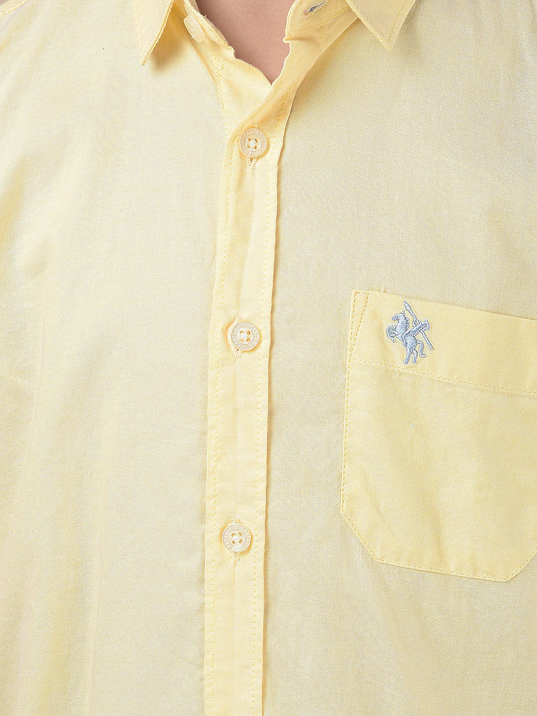 Casual Shirt for Boys l Breathable & Soft with Color Fastness Regular Fit Spread Collar Cotton Fabric Solid Pattern - Image 7